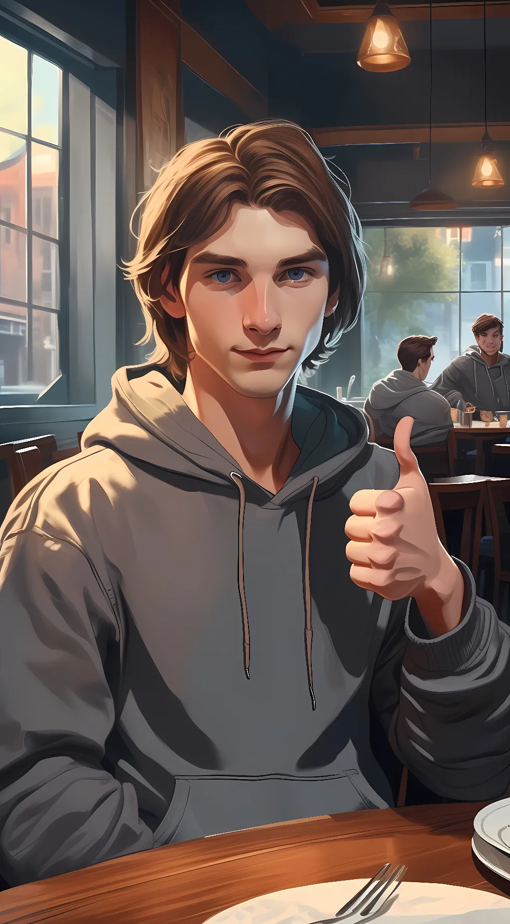 ai character: Vincent background