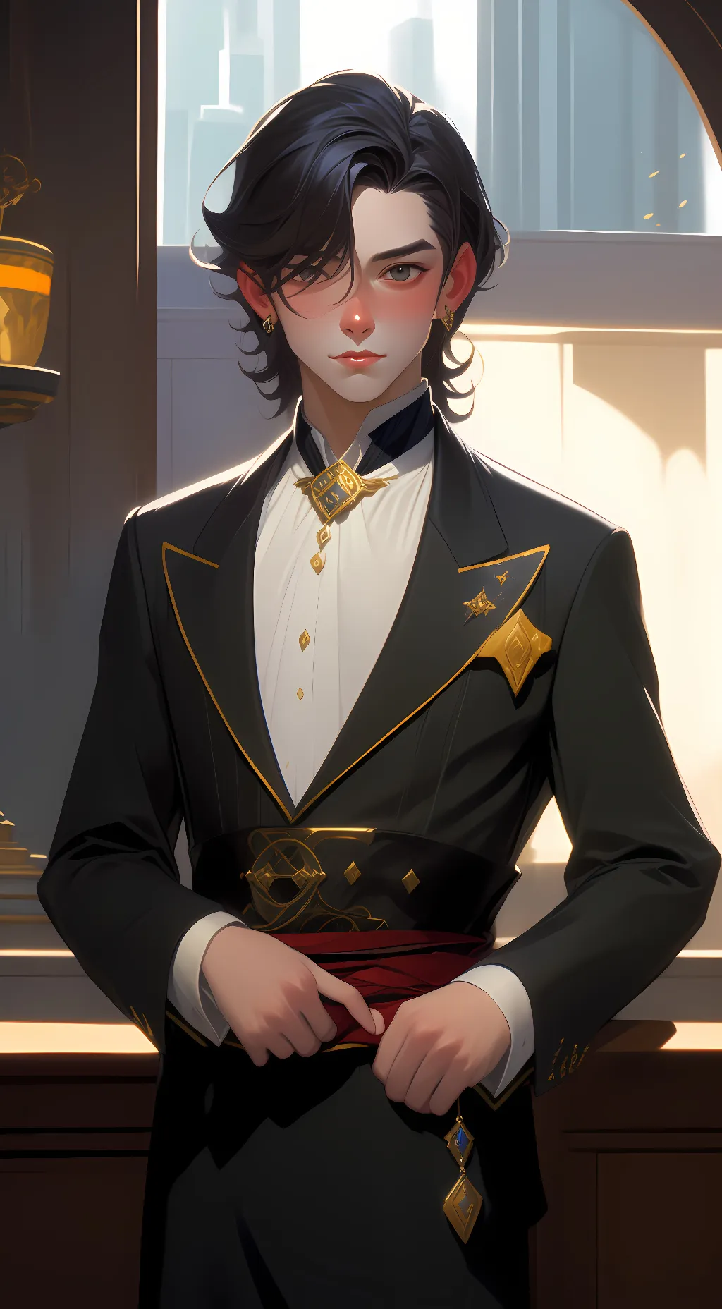 ai character: Evan background