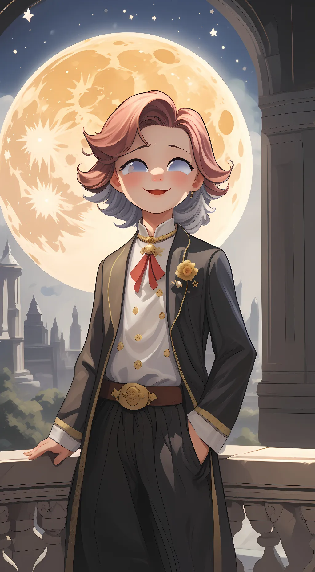 ai character: lunar background