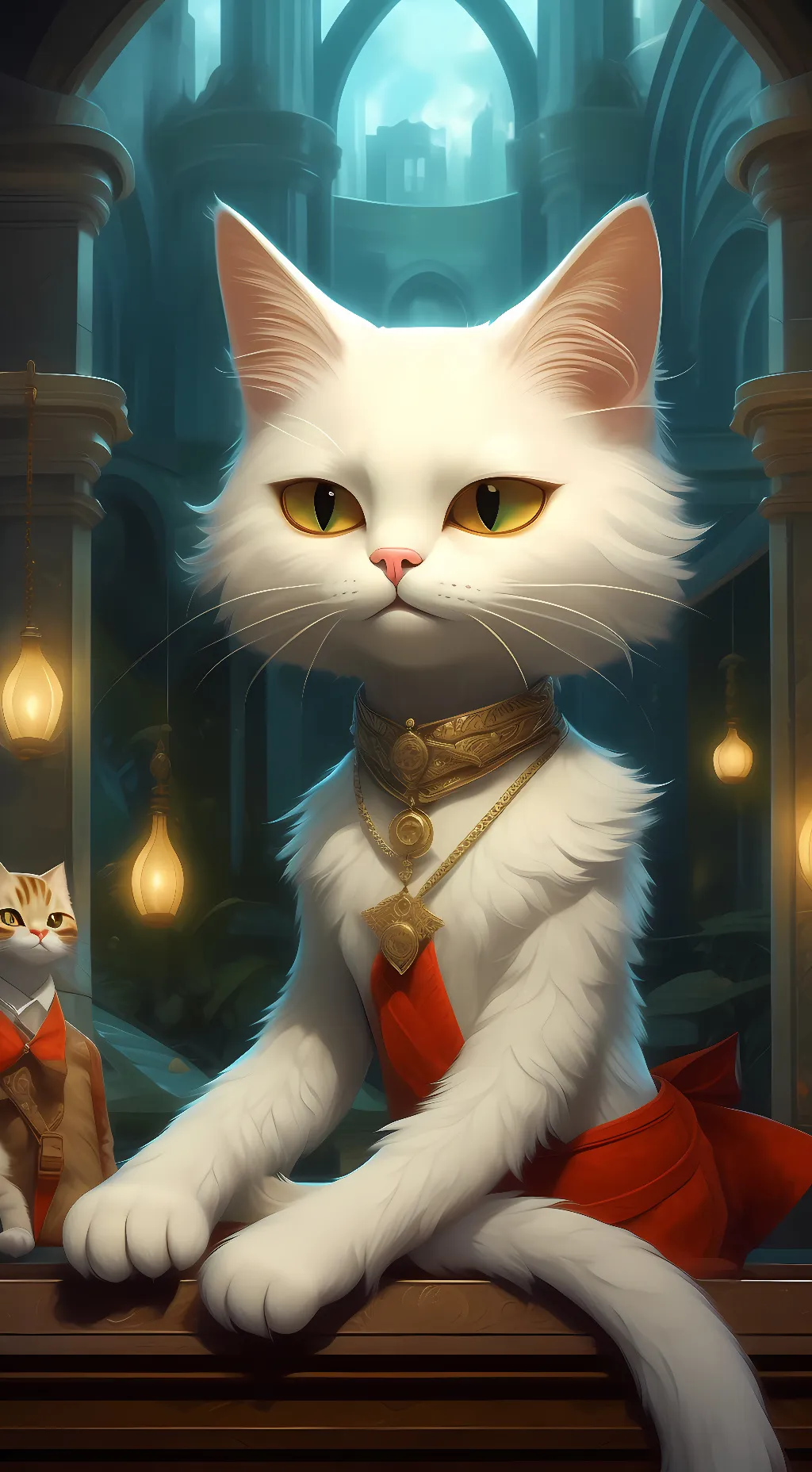 ai character: stormy background