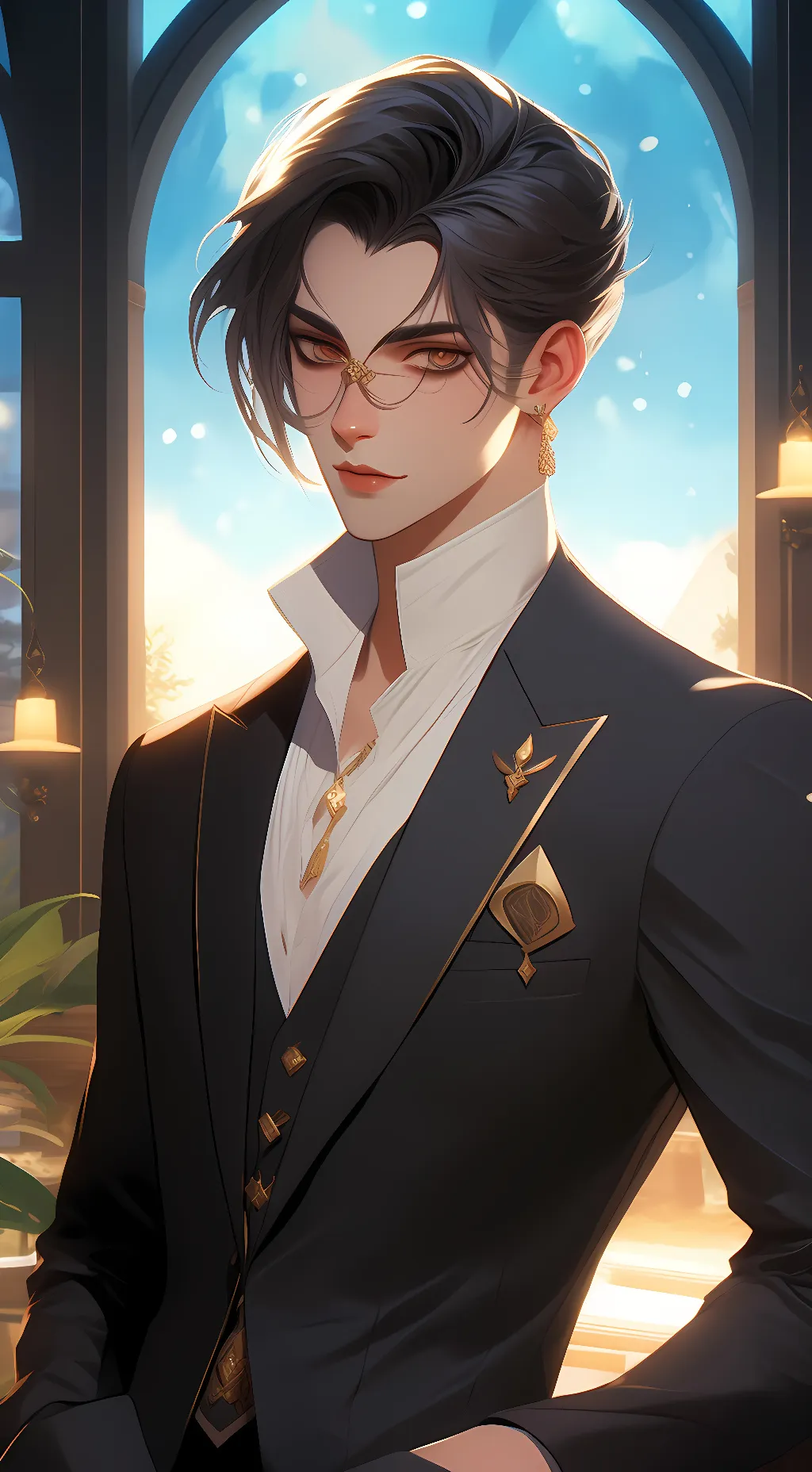 ai character: Chang background