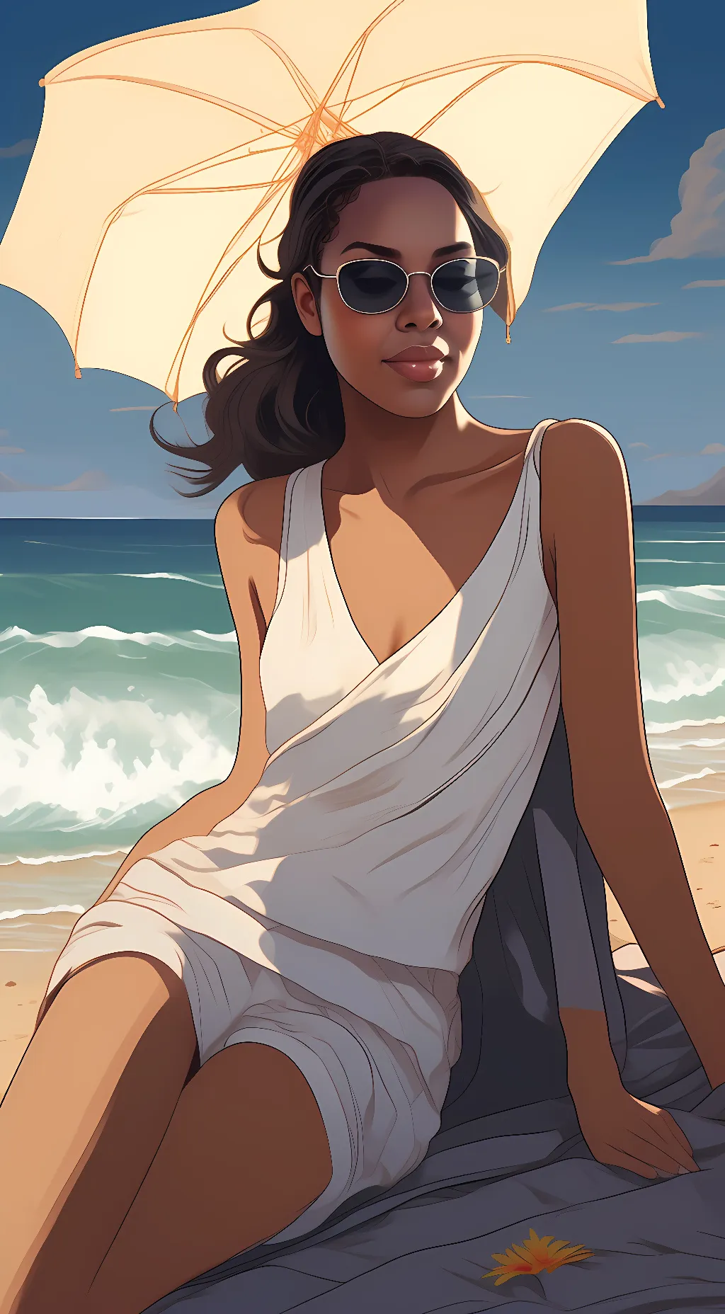 ai character: lily  background