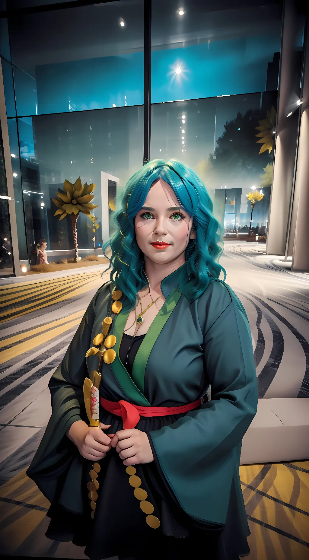 ai character: Becca  background