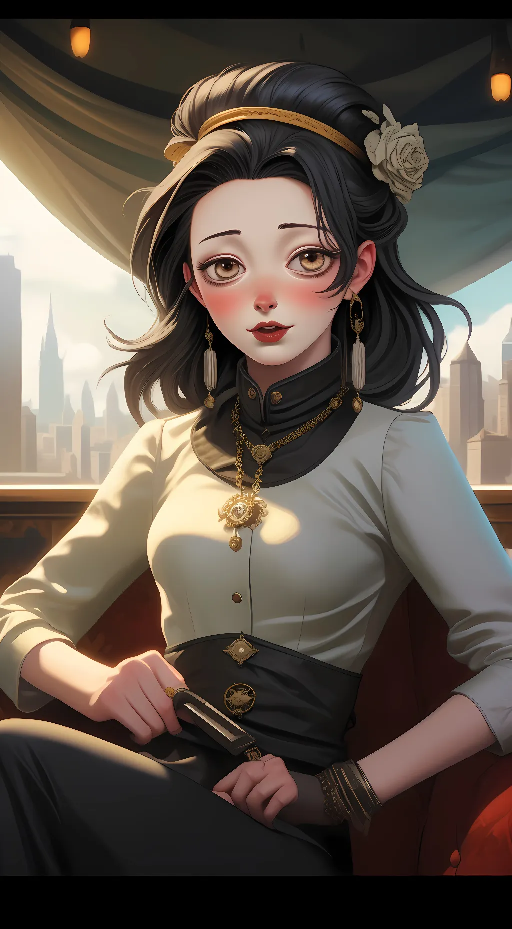 ai character: Leo background