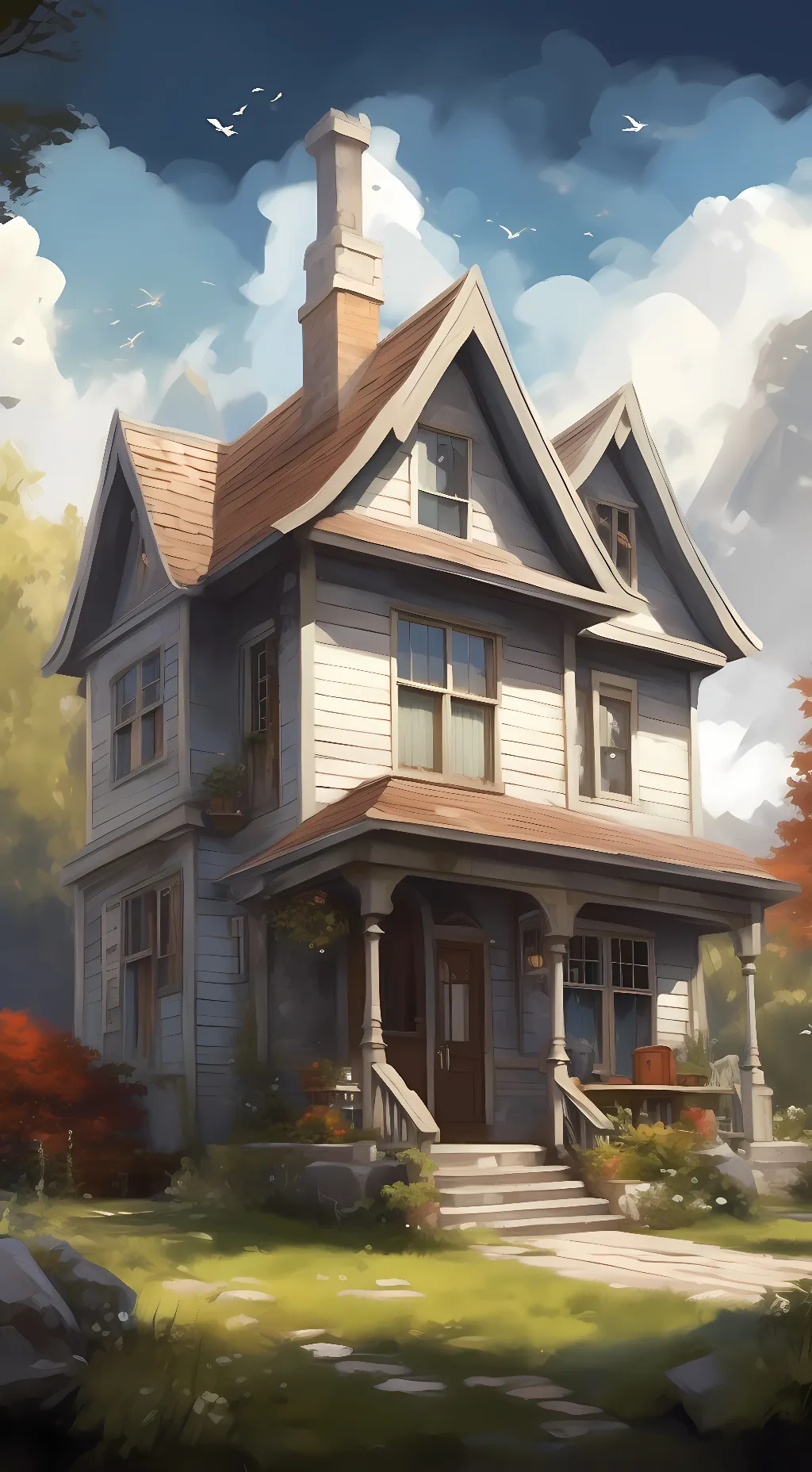 ai character: house background