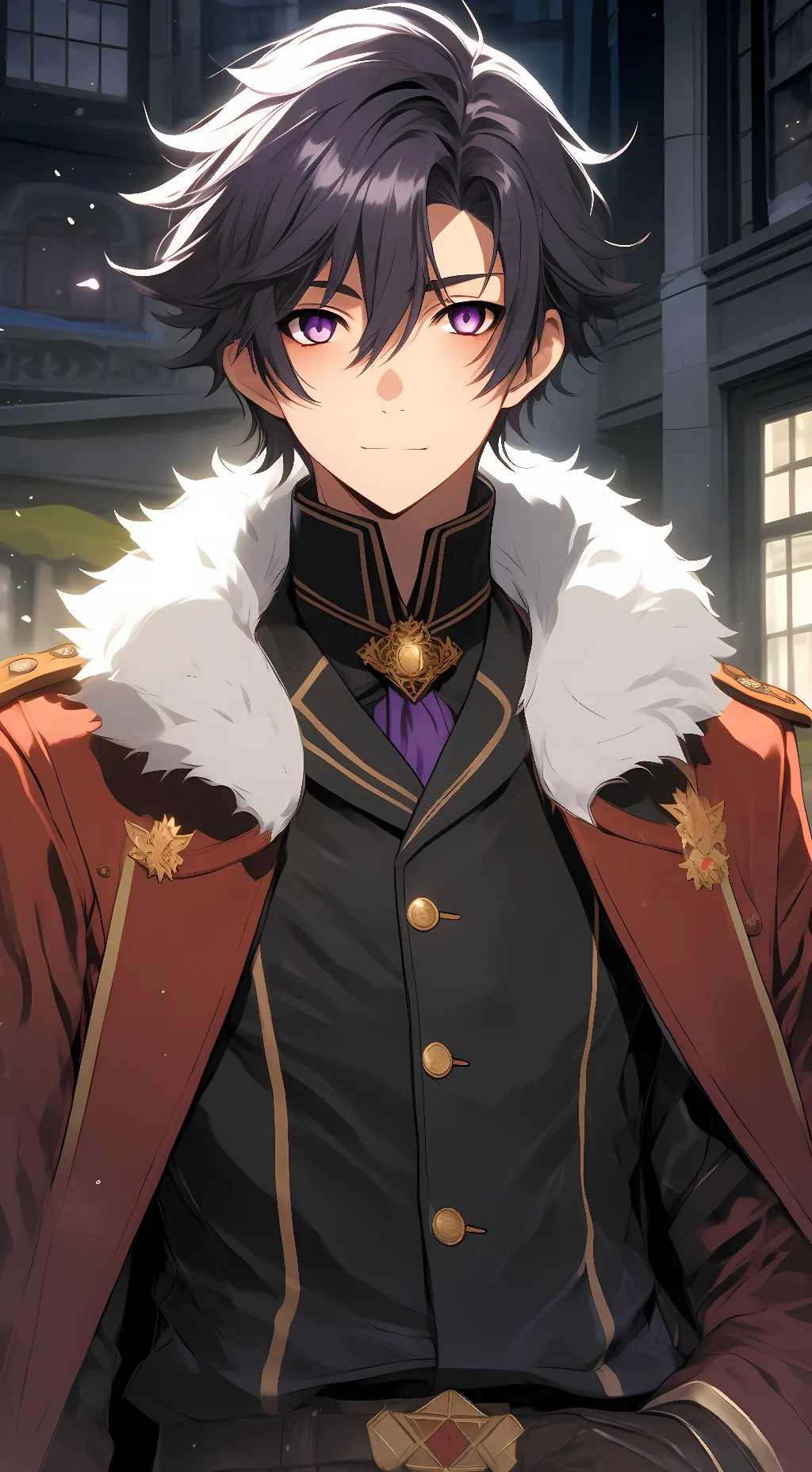 ai character: Rean Schwarzer background
