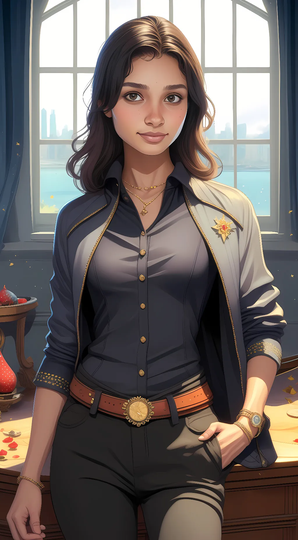 ai character: Sam background