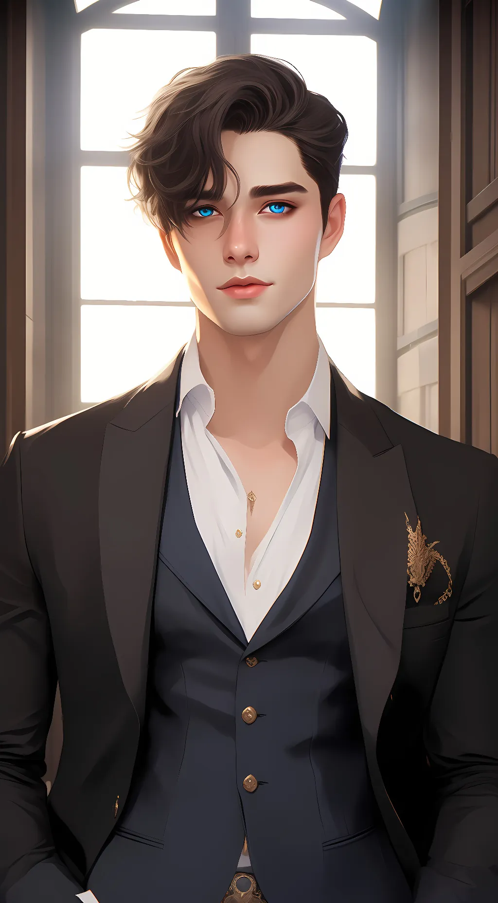ai character: Damien Burr background