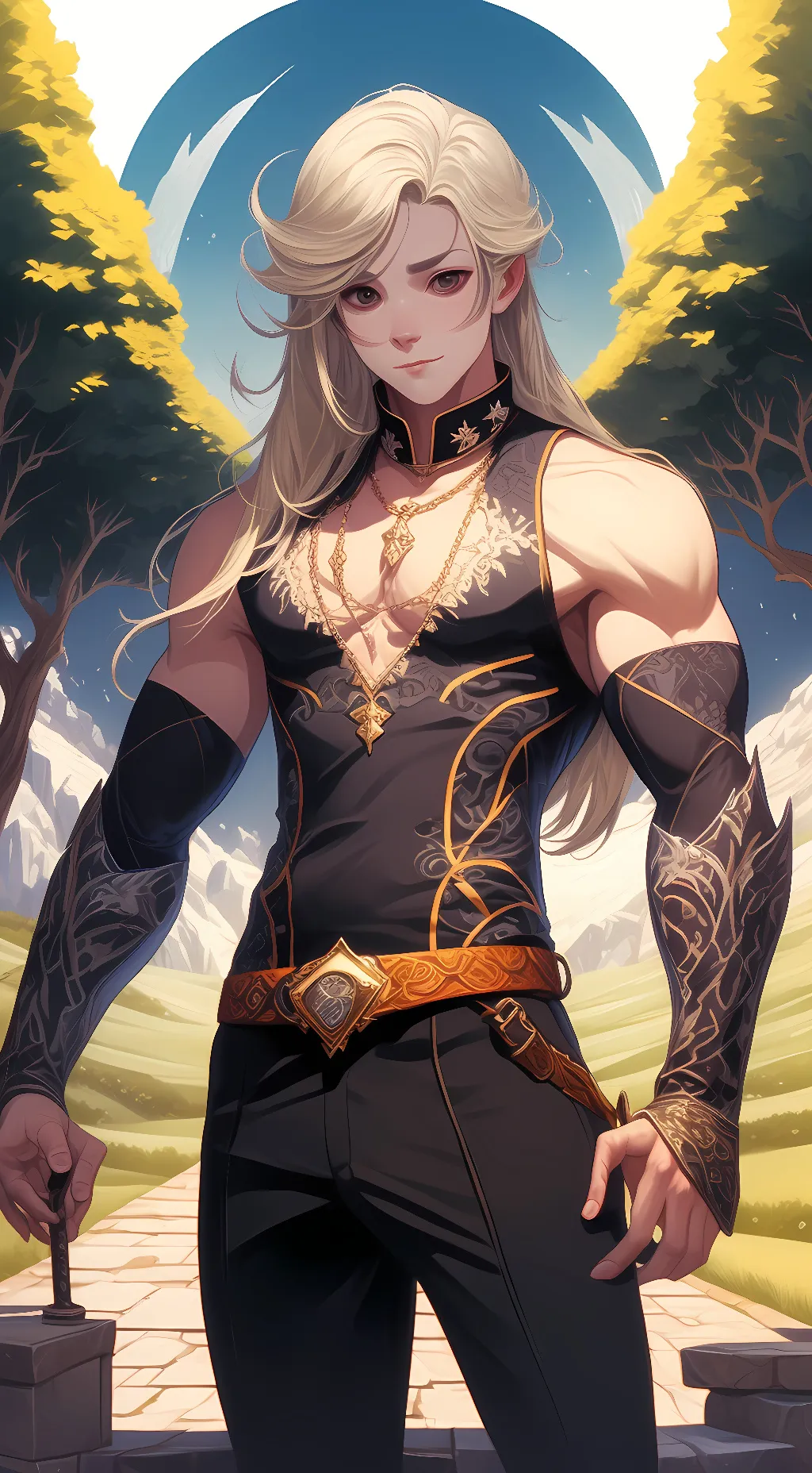 ai character: lenious background
