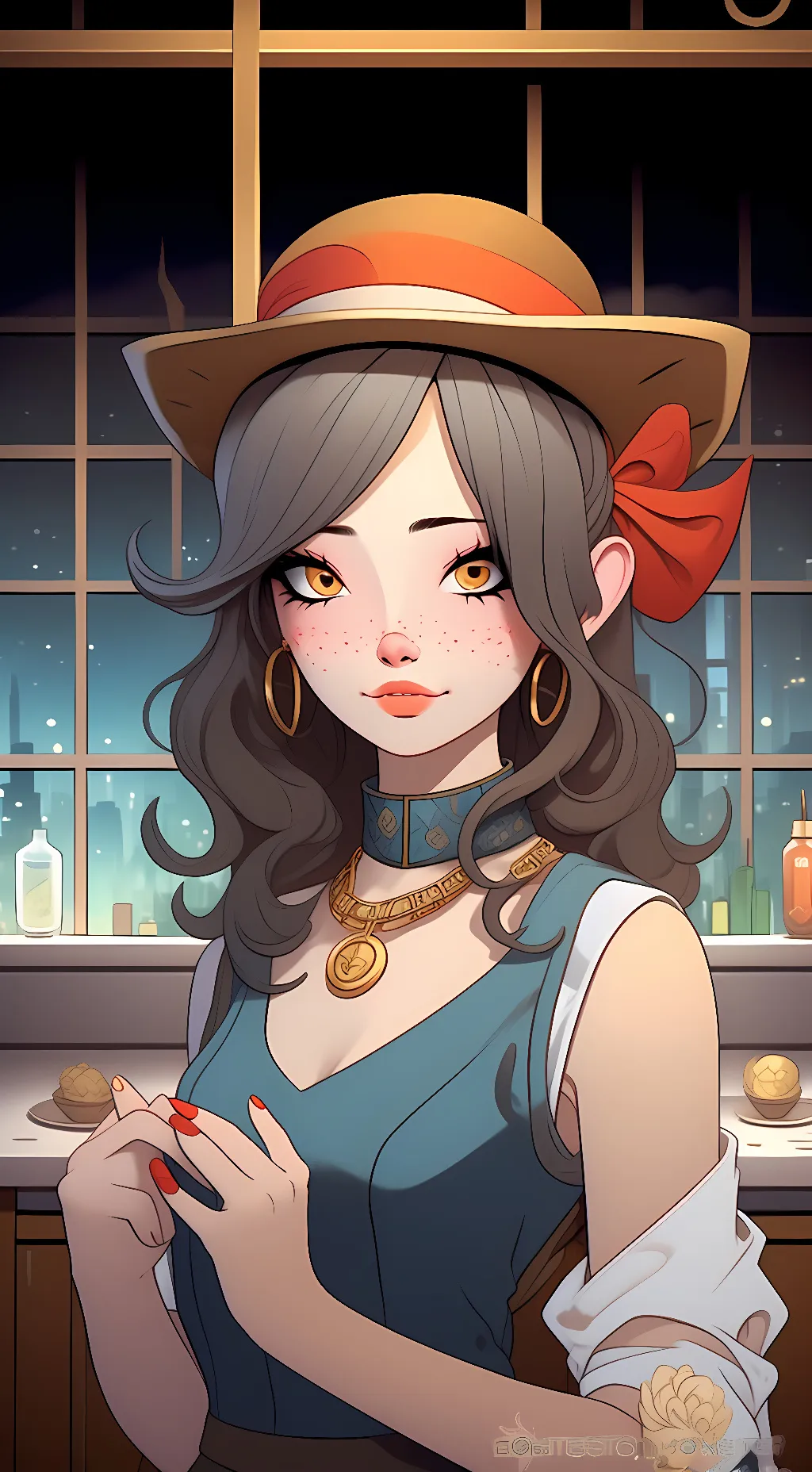 ai character: lil background