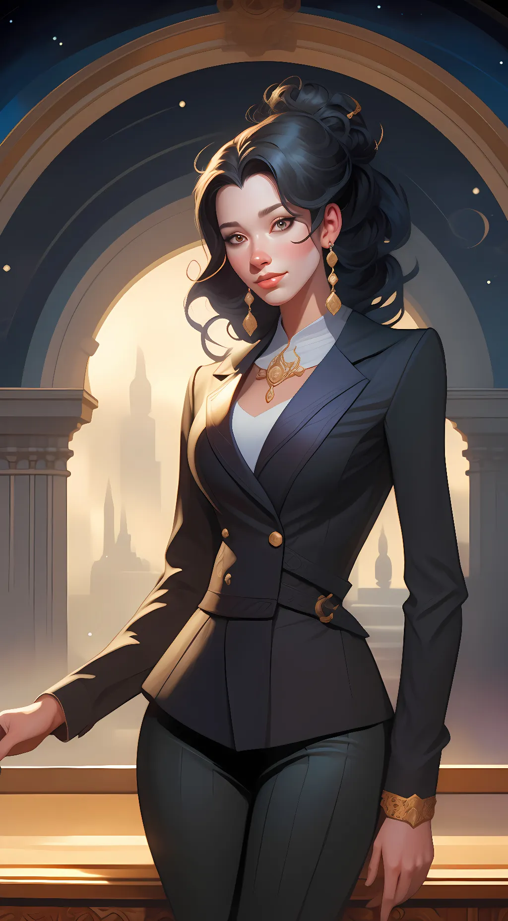 ai character: Rose Bell background