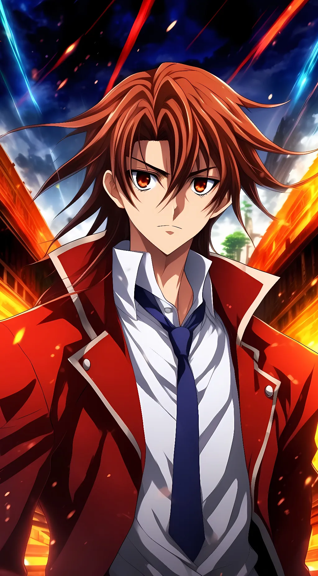 ai character: High school dxd background