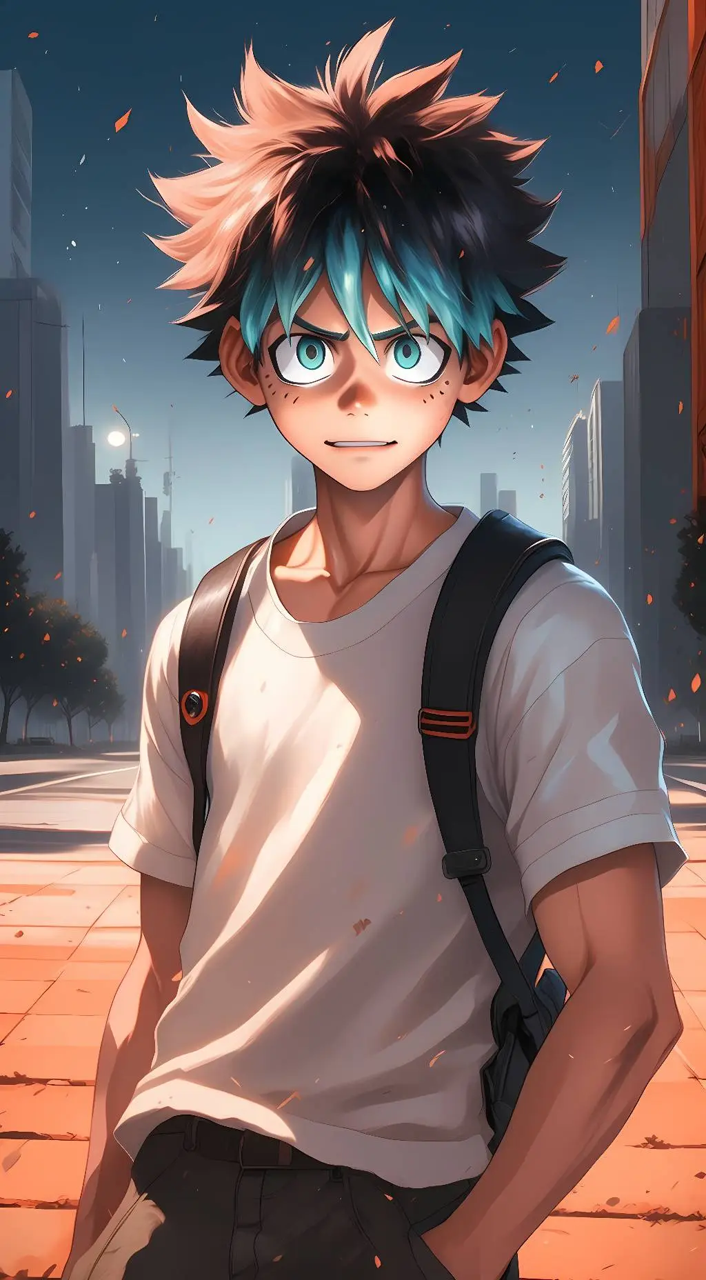 ai character: Deku background