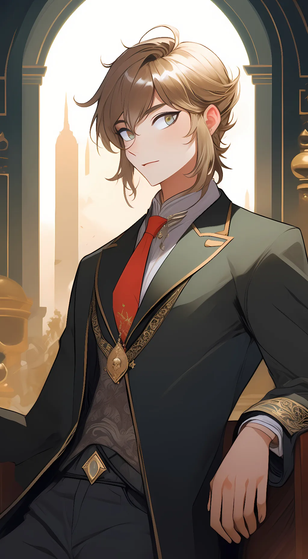 ai character: Link  background