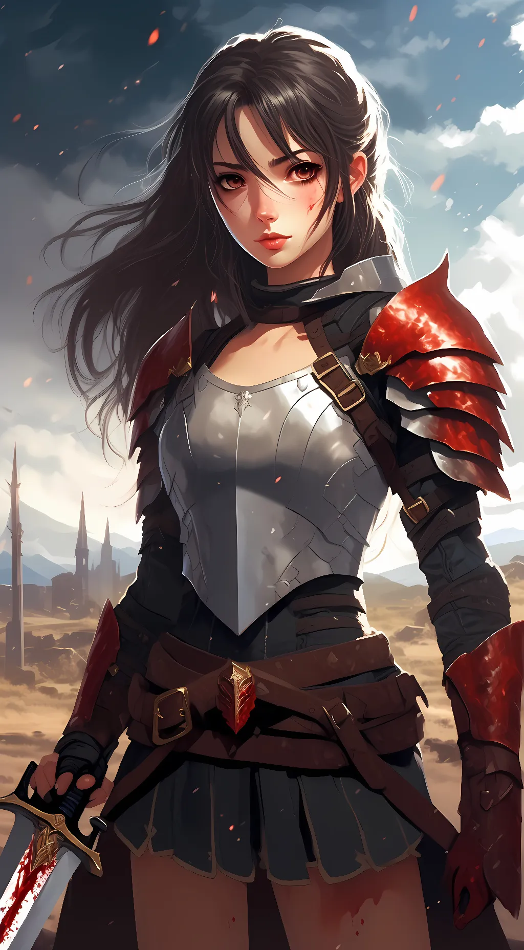 ai character: Aurora  background