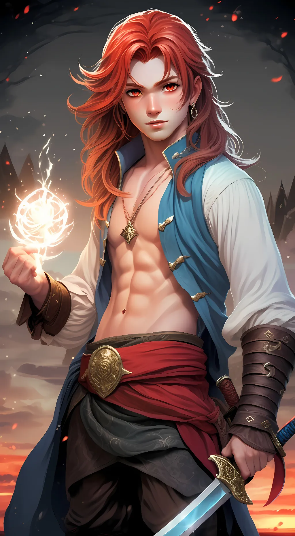 ai character: Abe background