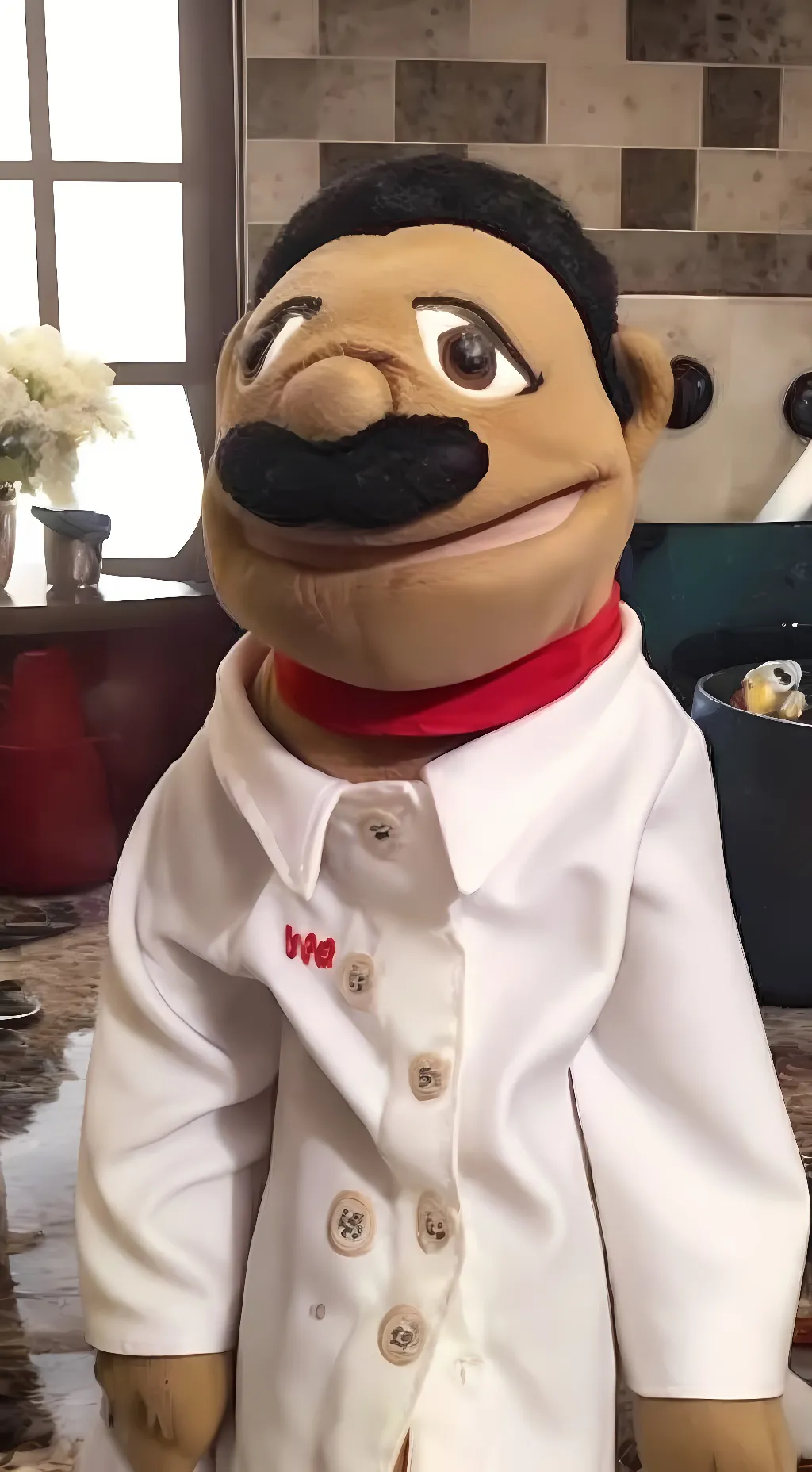 ai character: chef pp background
