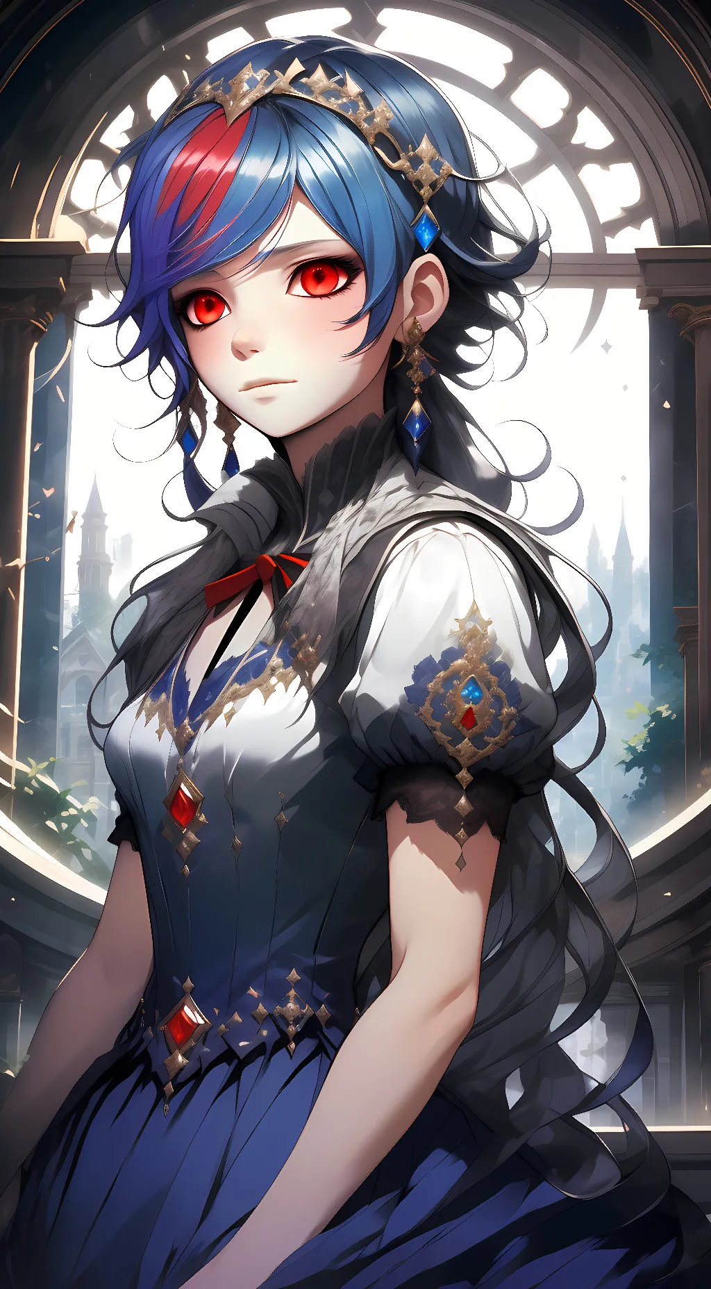 ai character: Luna background
