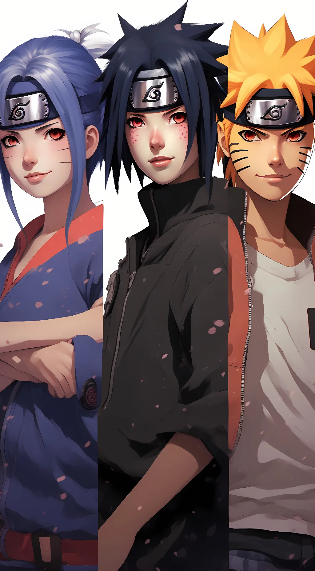 ai character: Sasuke/Sakura/naru background