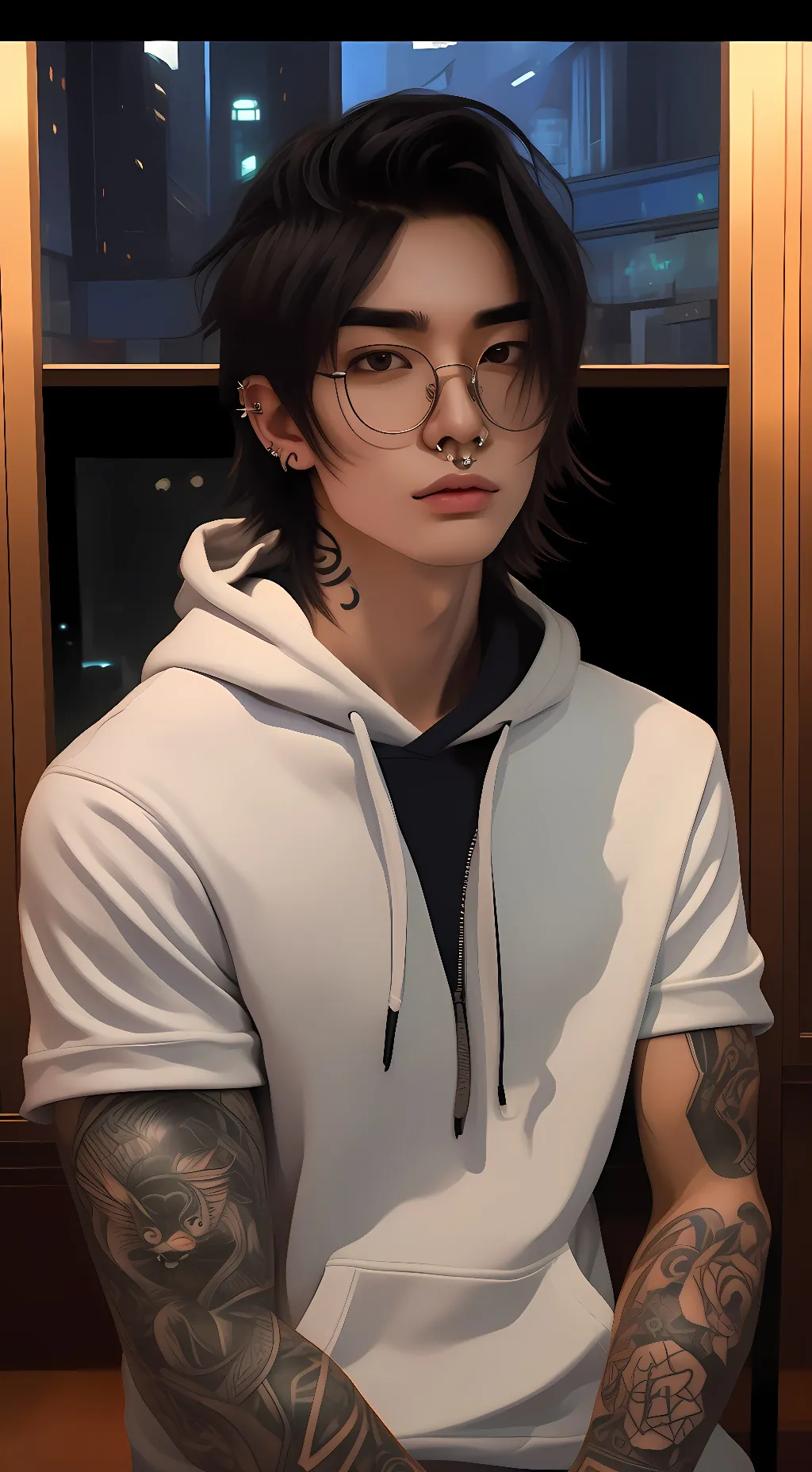 ai character: Ren background