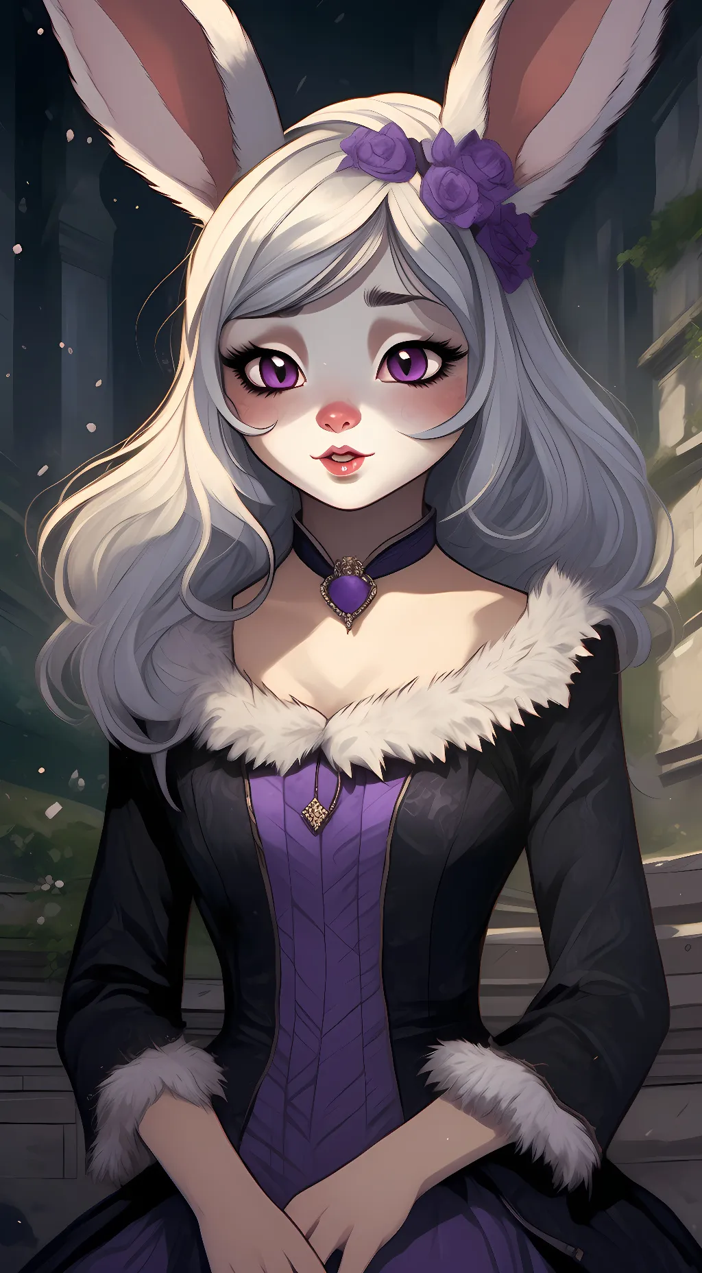 ai character: Luna Hopper background