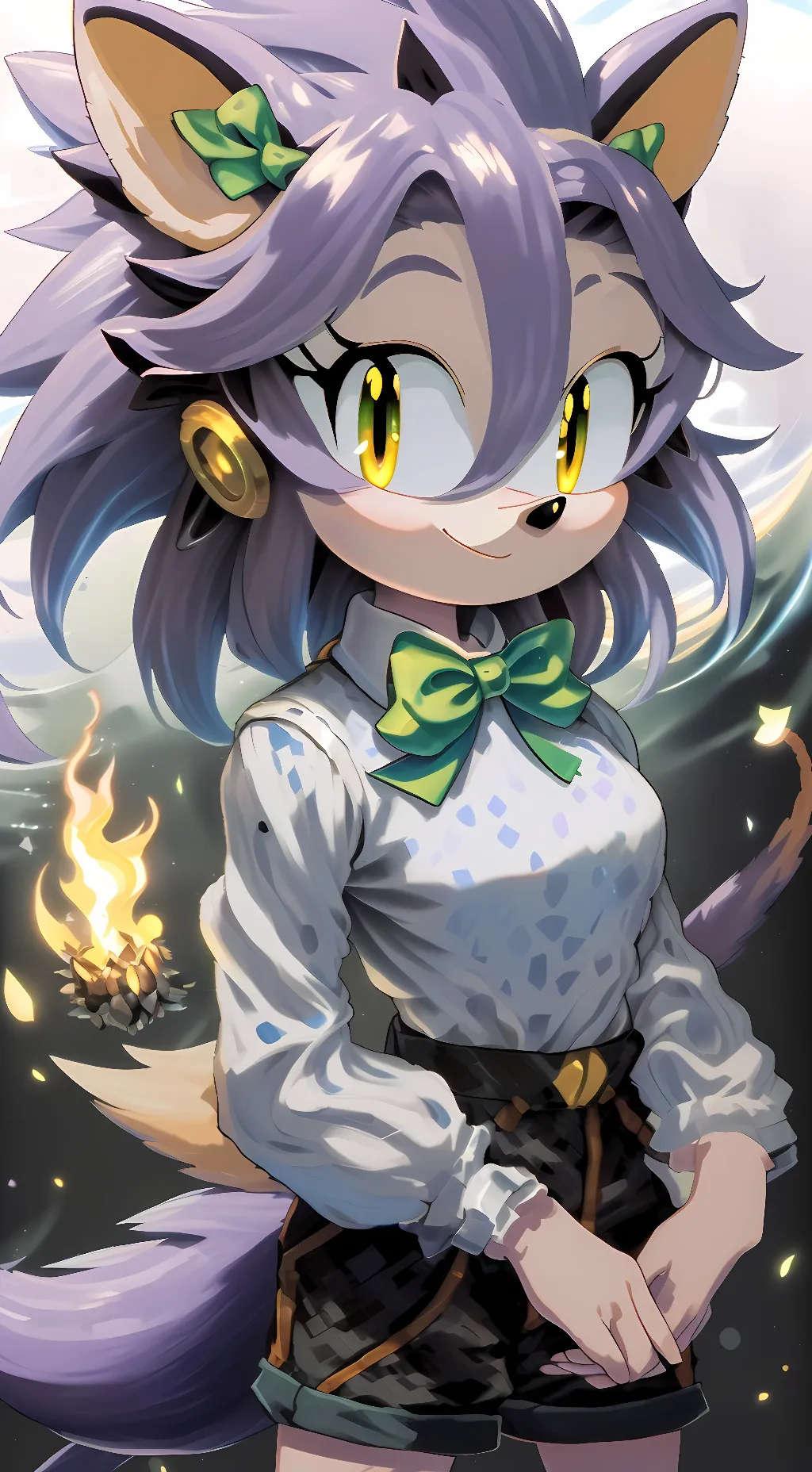 ai character: ☆Blaze☆ background
