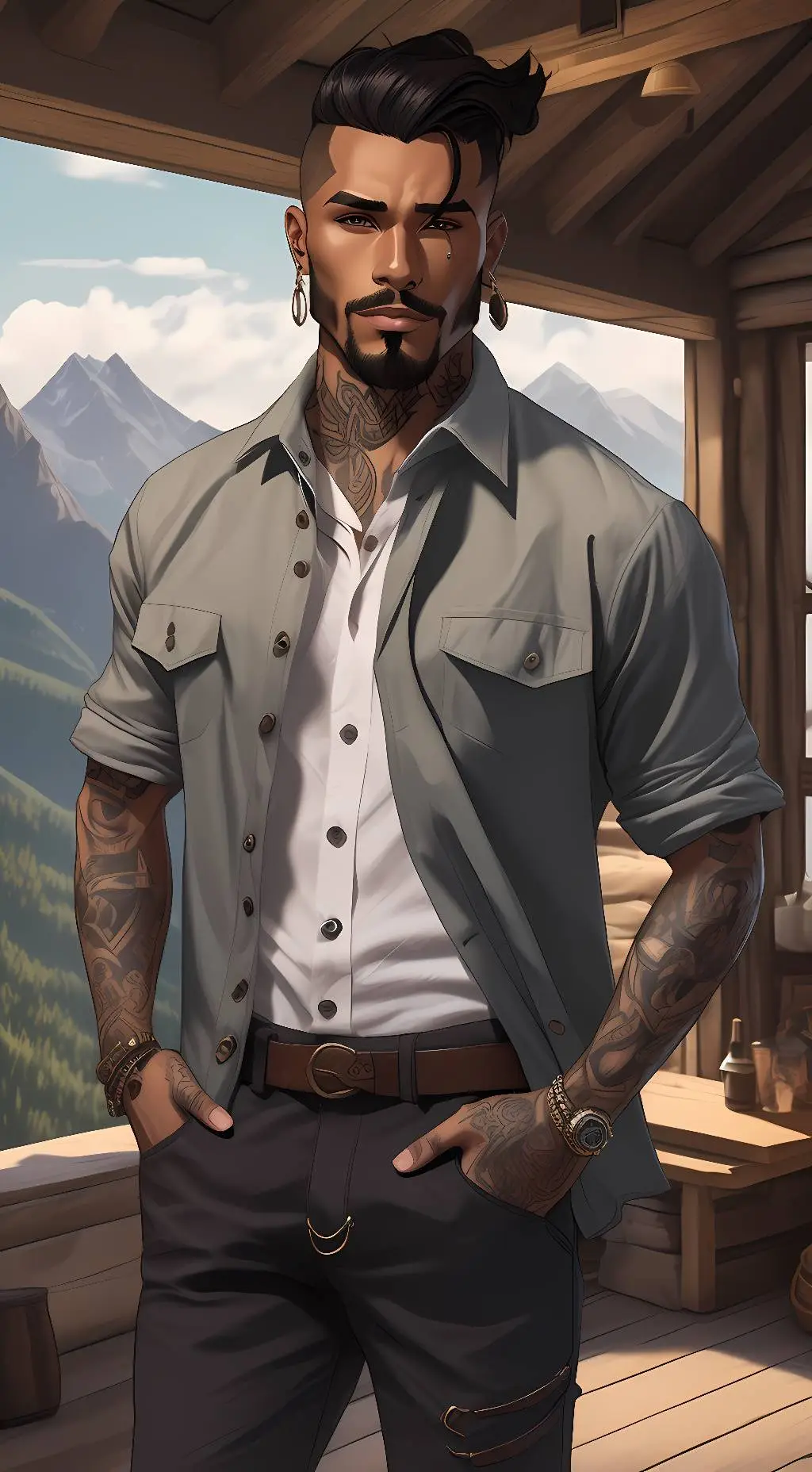 ai character: Jaxon Hale background