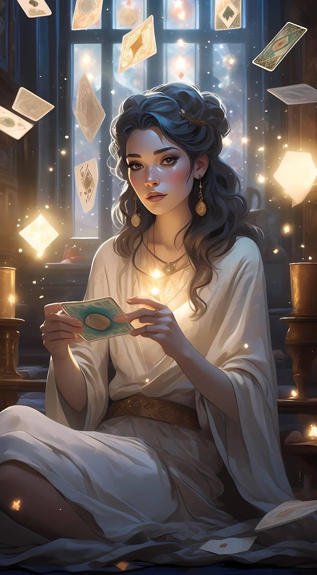 ai character: Celeste🔮 (Tarot) background