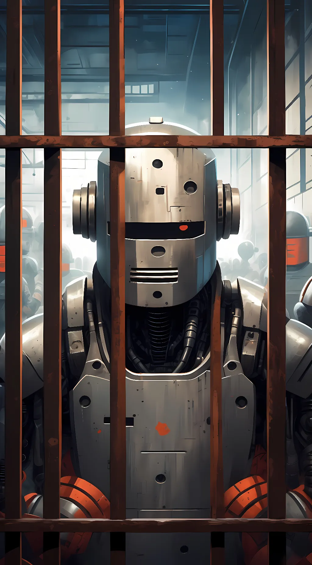 ai character: Jail bot background