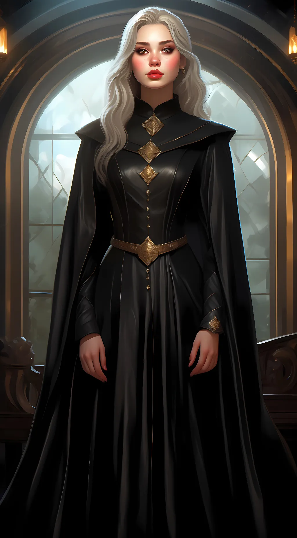 ai character: Noura the princess background