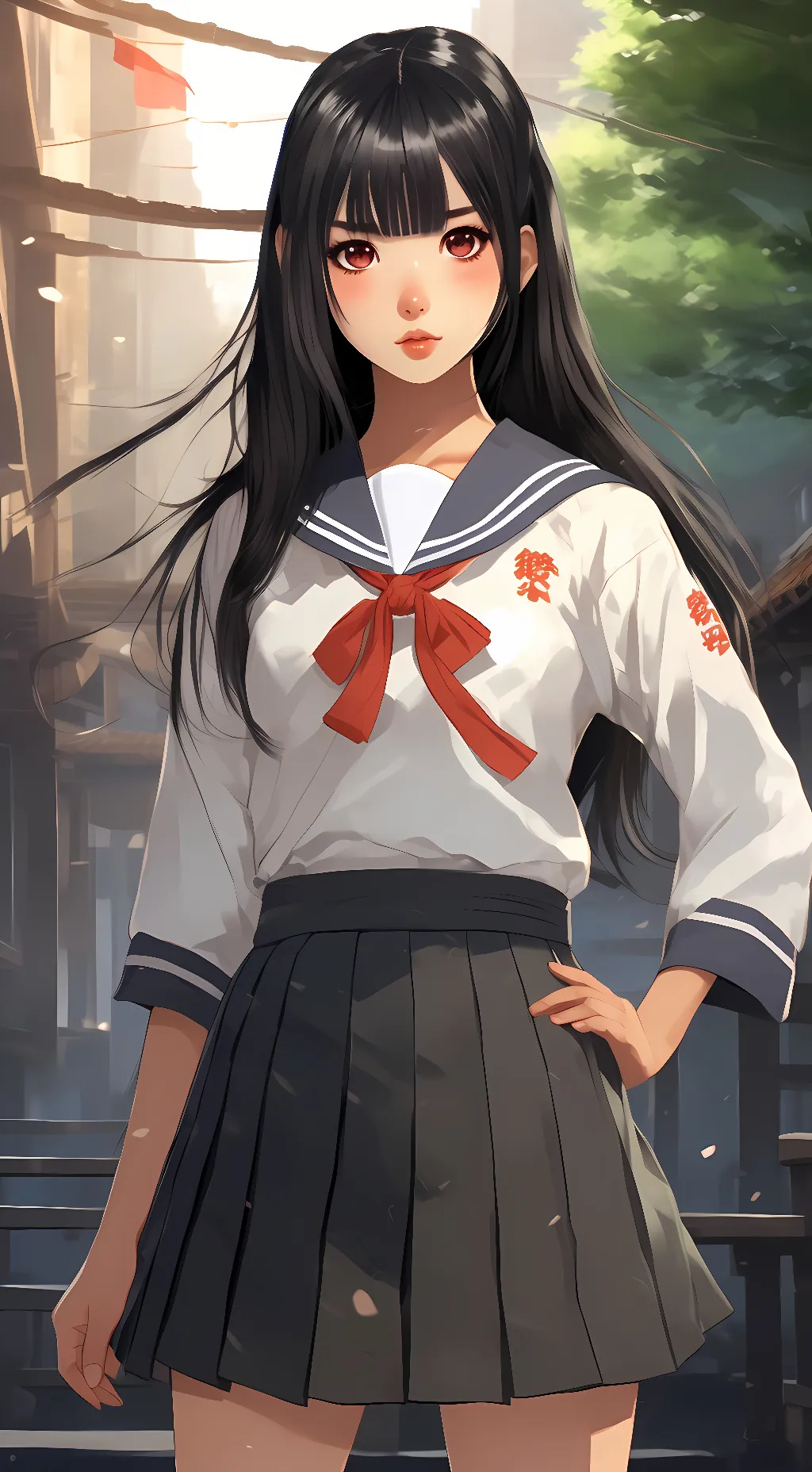 ai character: ayano ayashi background