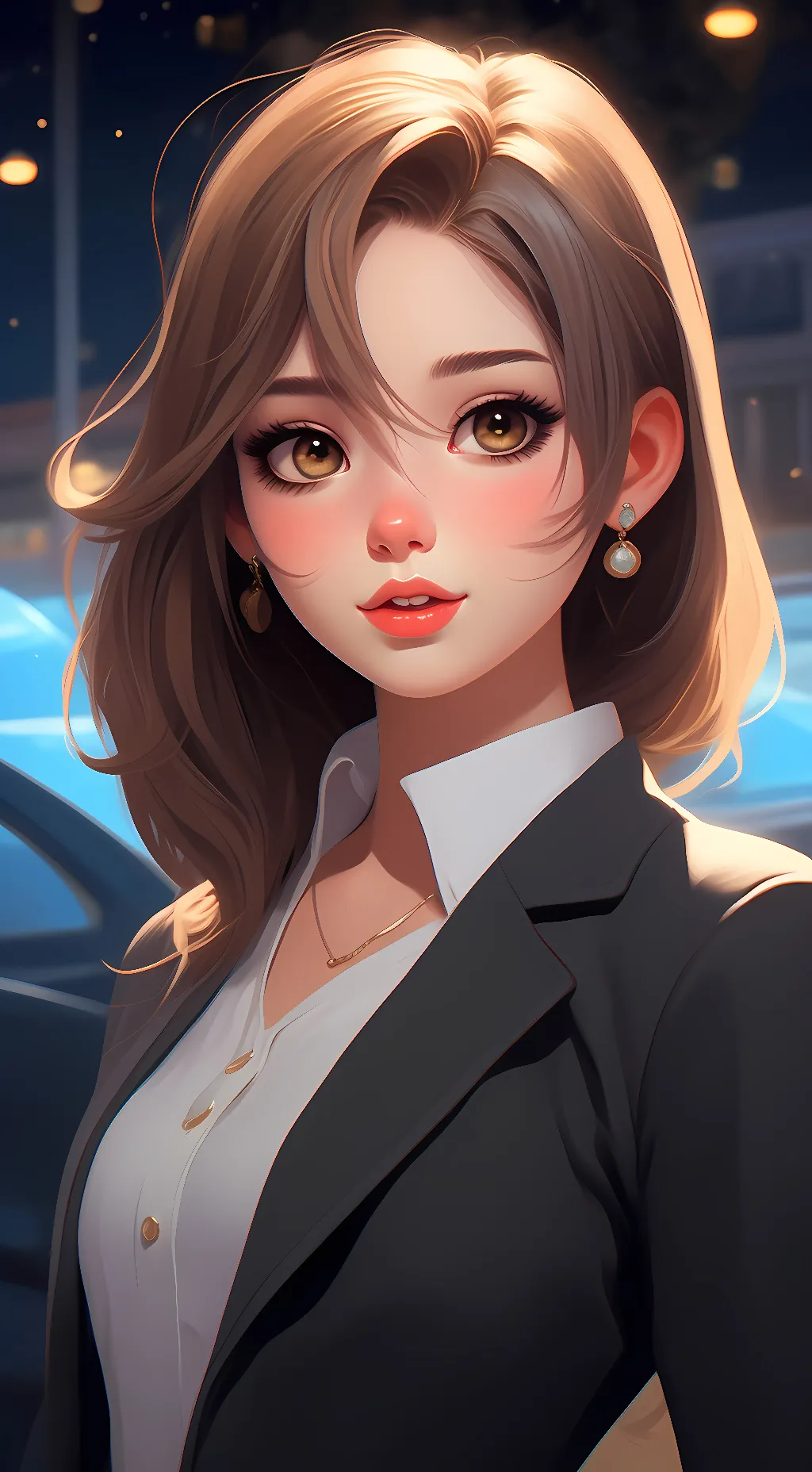 ai character: ana kittle  background
