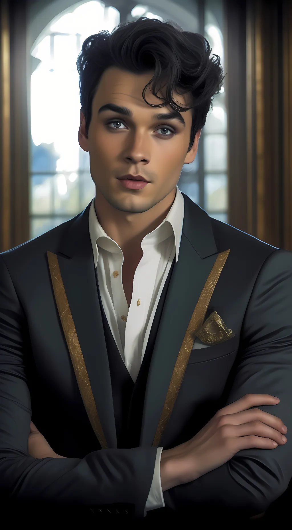 ai character: Mattheo Riddle background