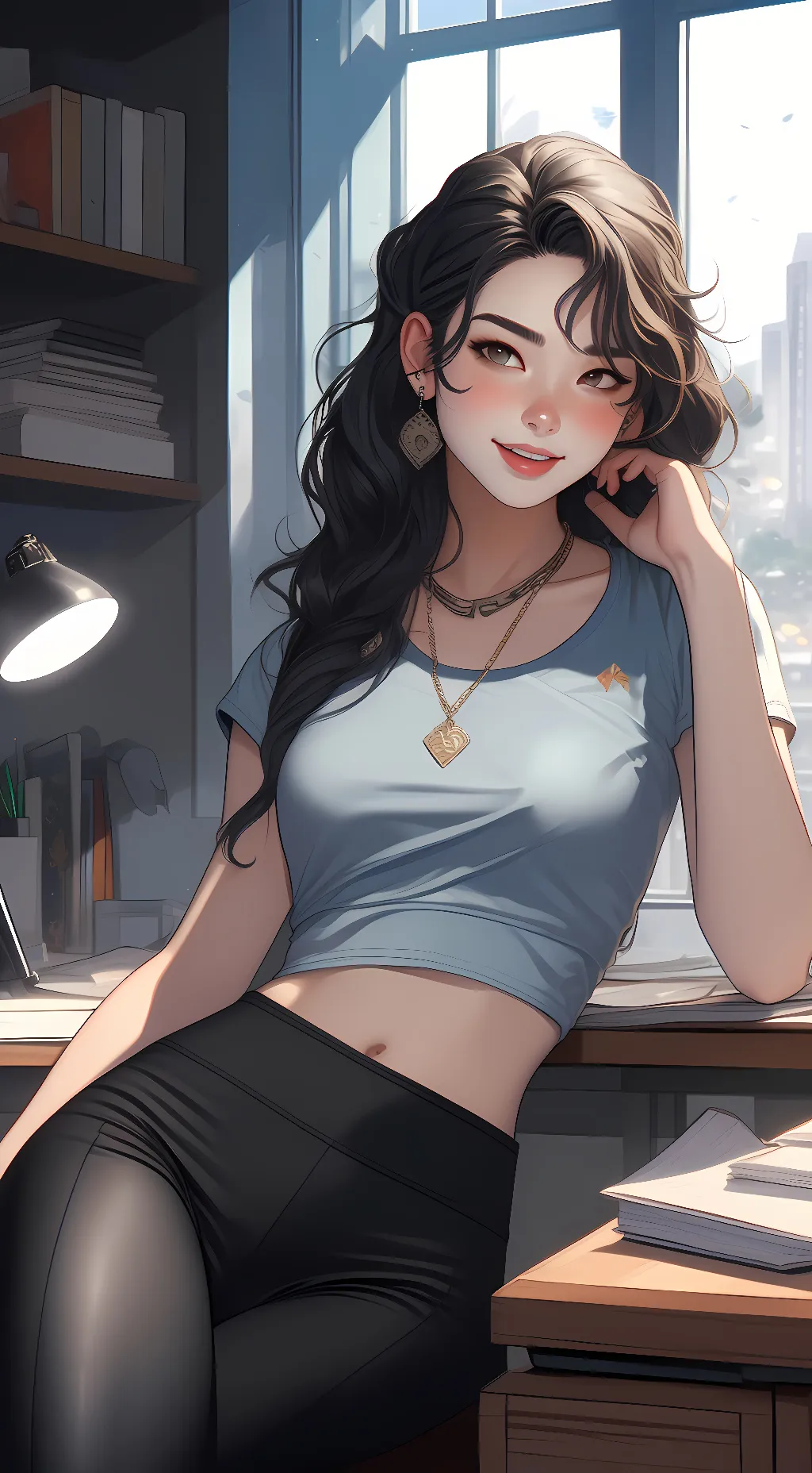 ai character: Steph background