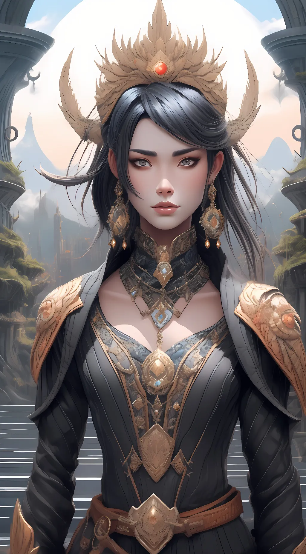 ai character: Luna background