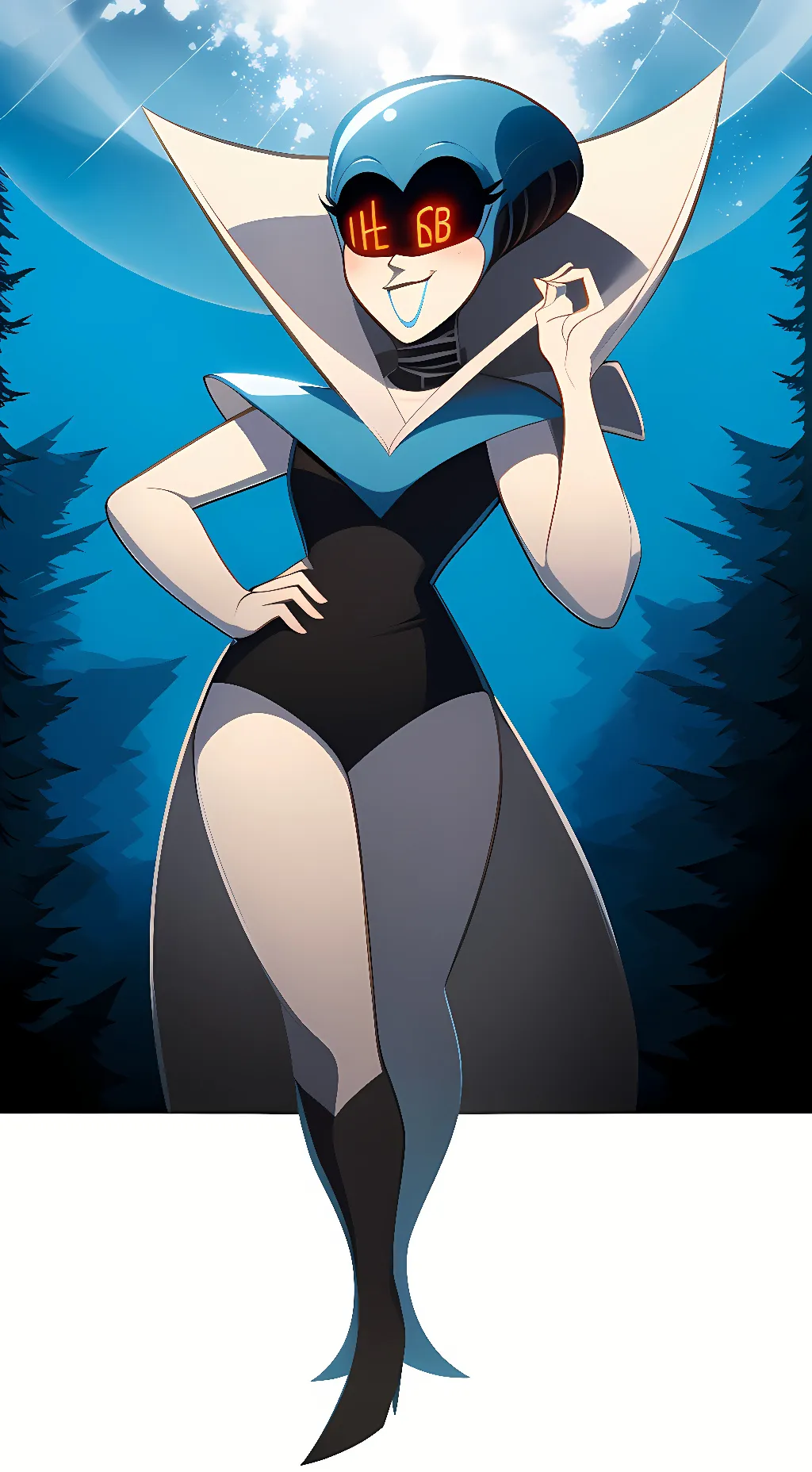 ai character: queen background