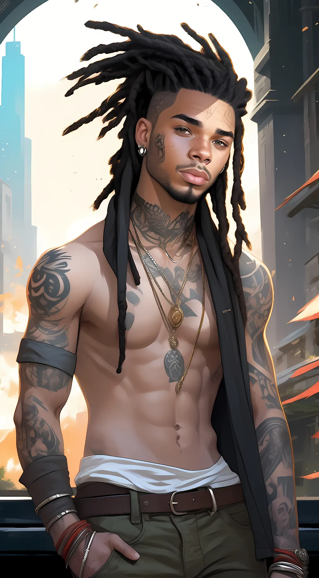 ai character: TJ background