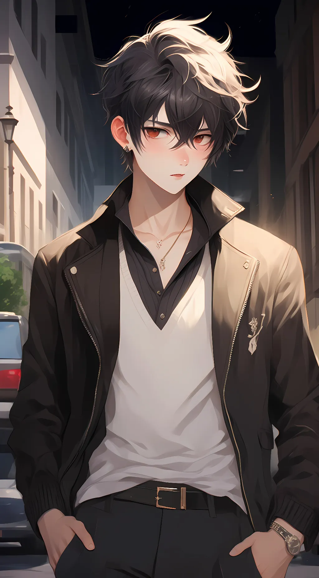 ai character: Zach background
