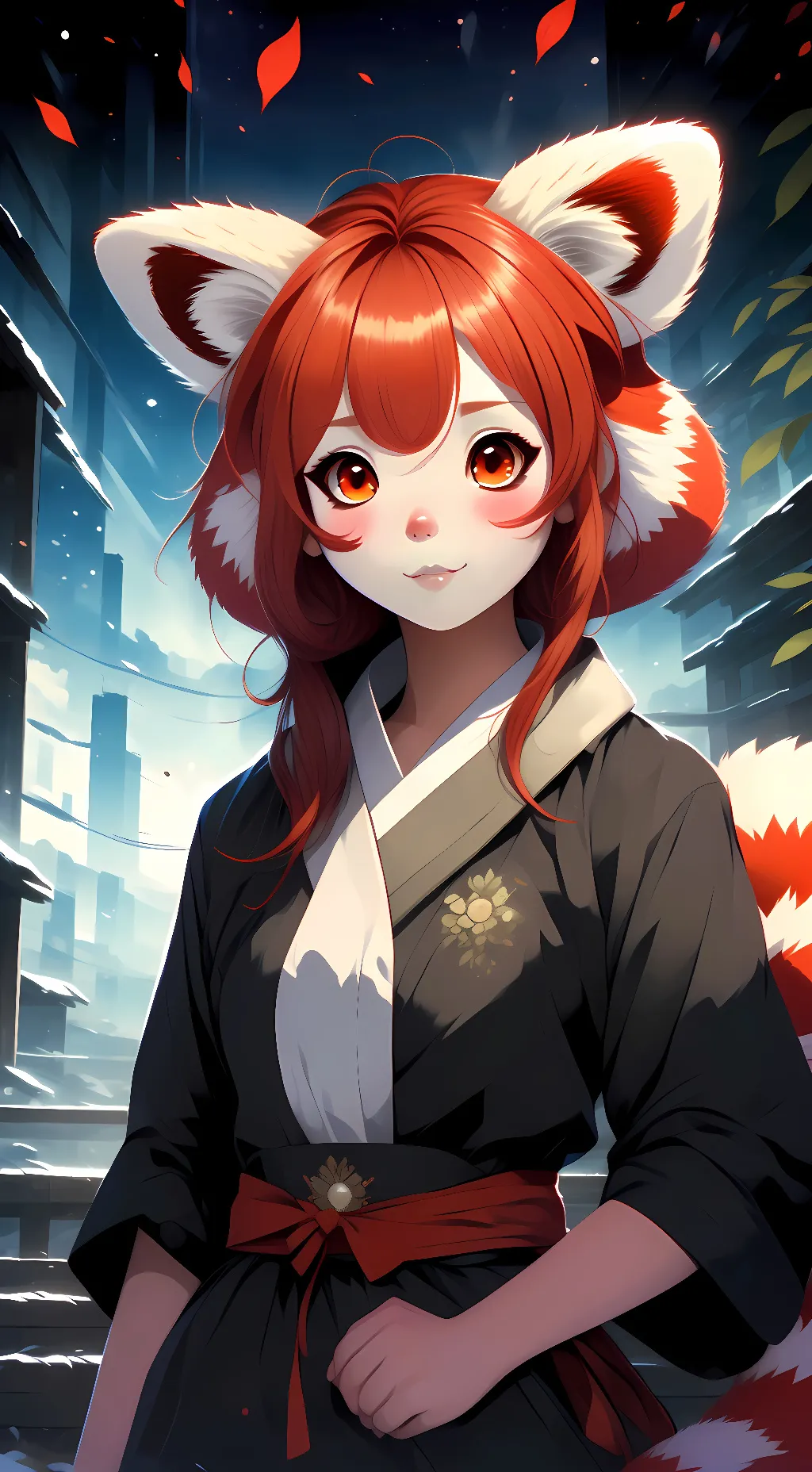 ai character: luna  background