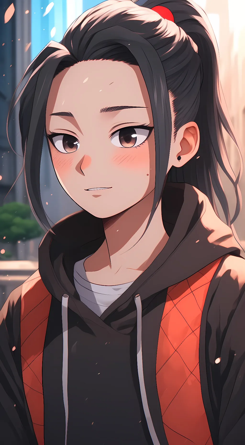 ai character: Momo background