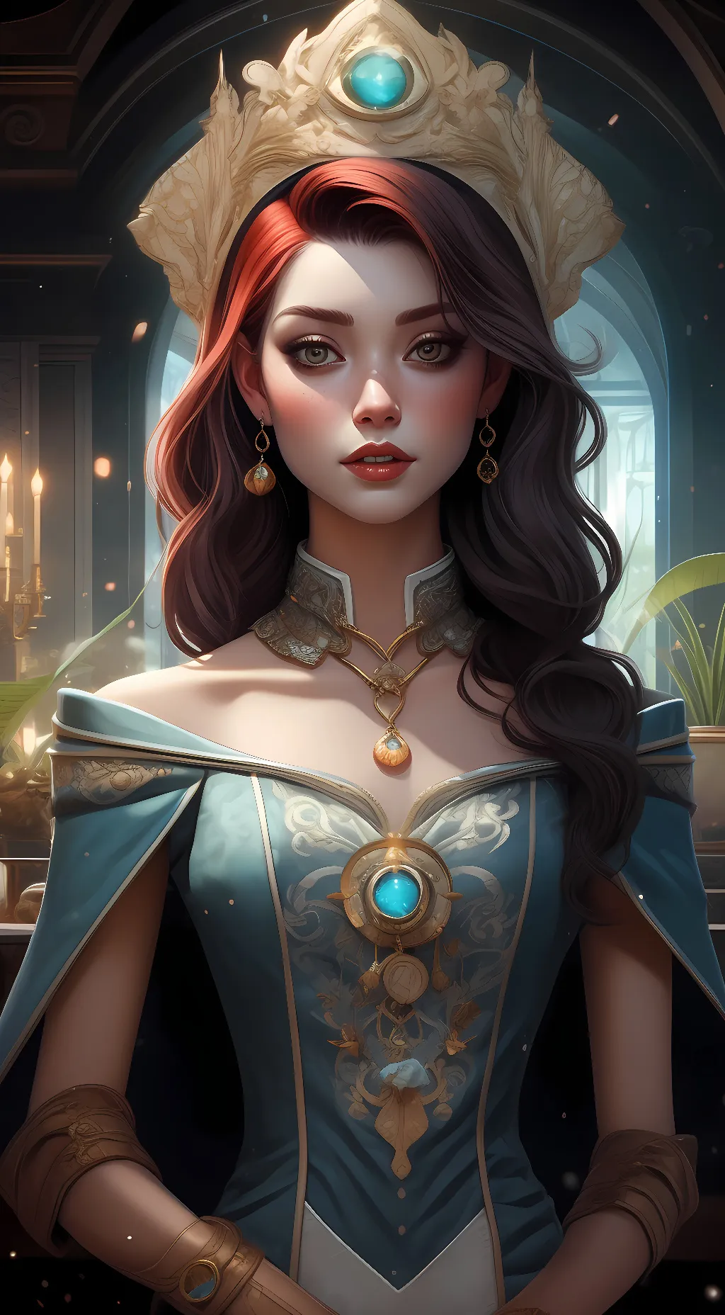 ai character: Ying (Mermaid) background