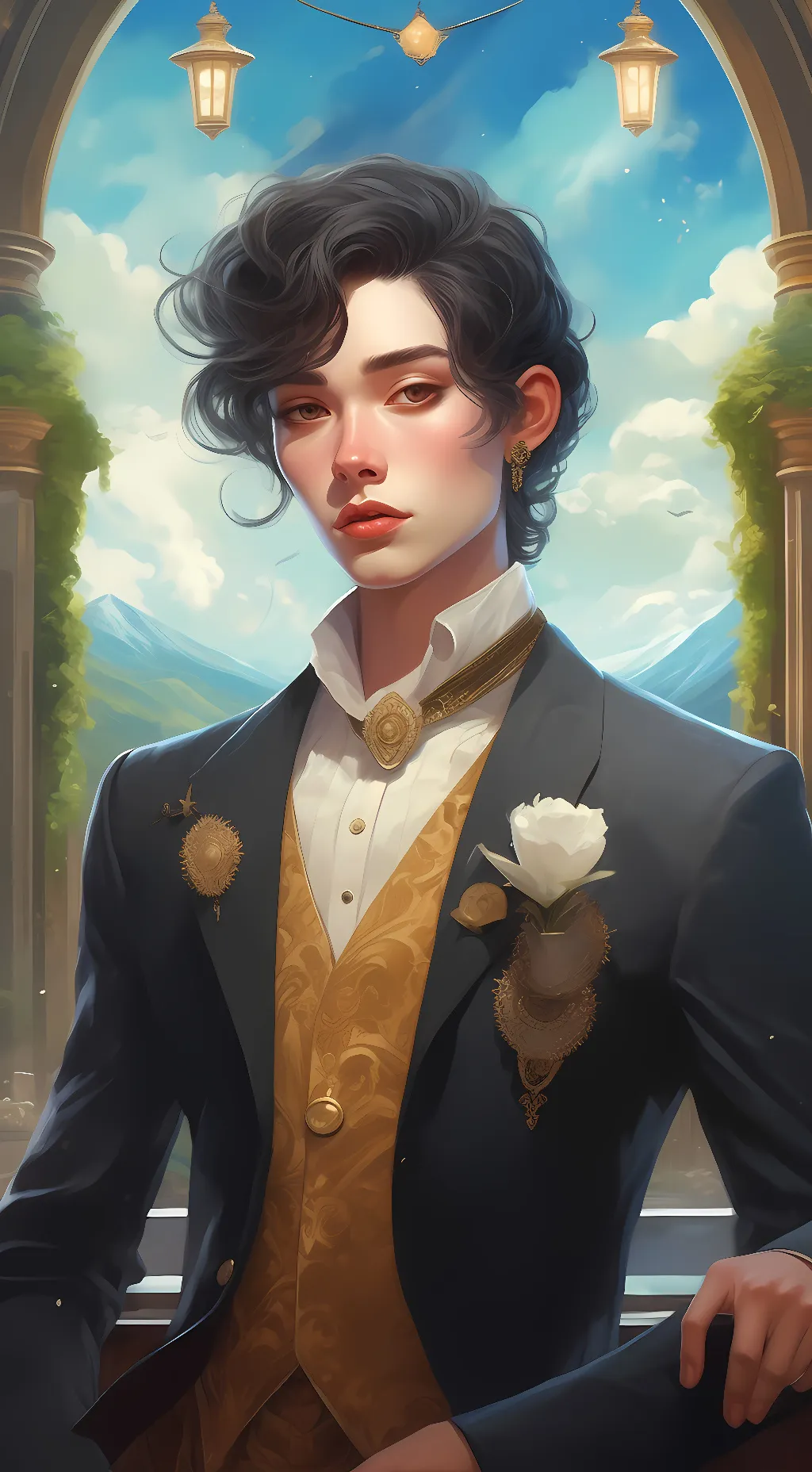 ai character: Marcus  background