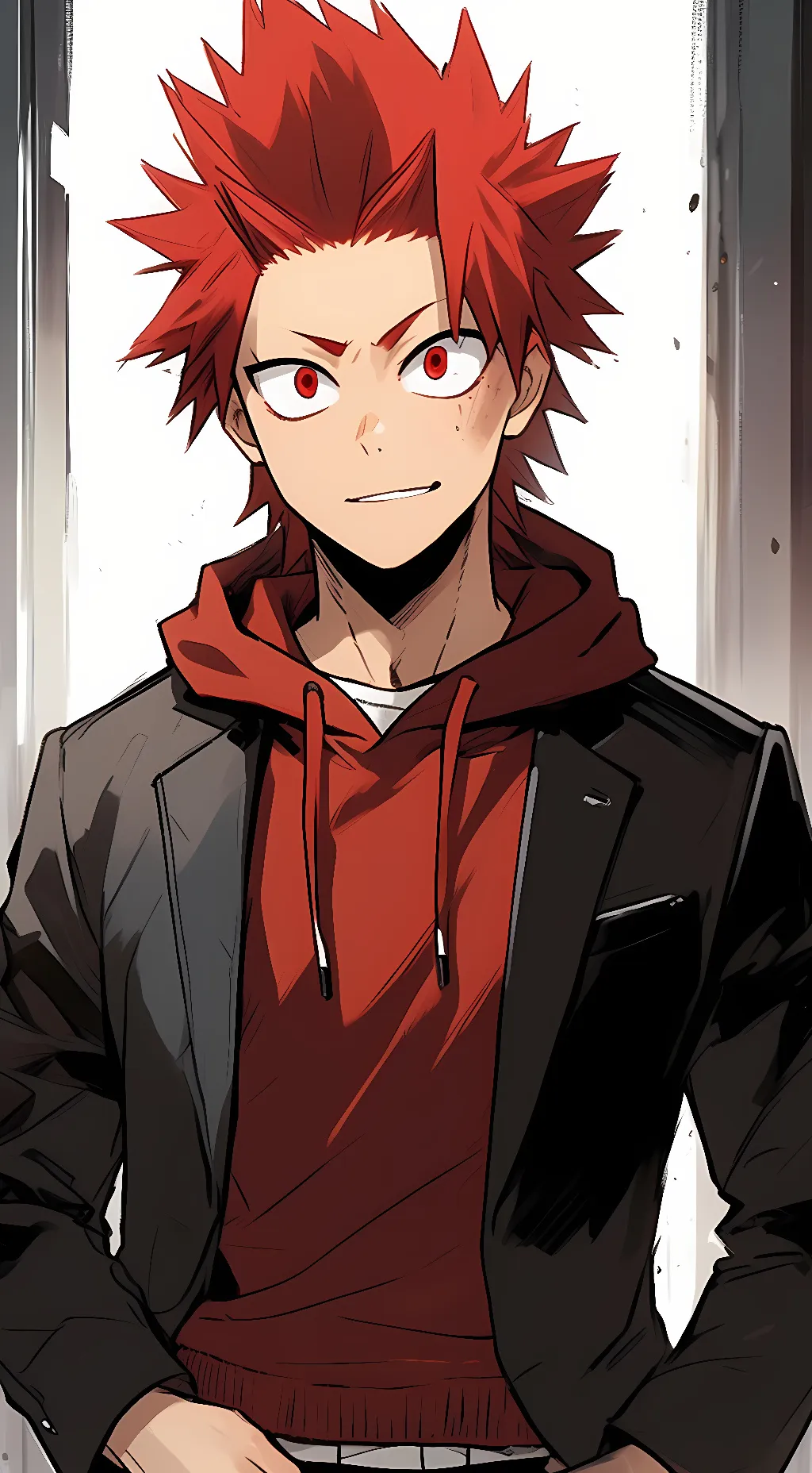 ai character: Eijiro Kirishima background