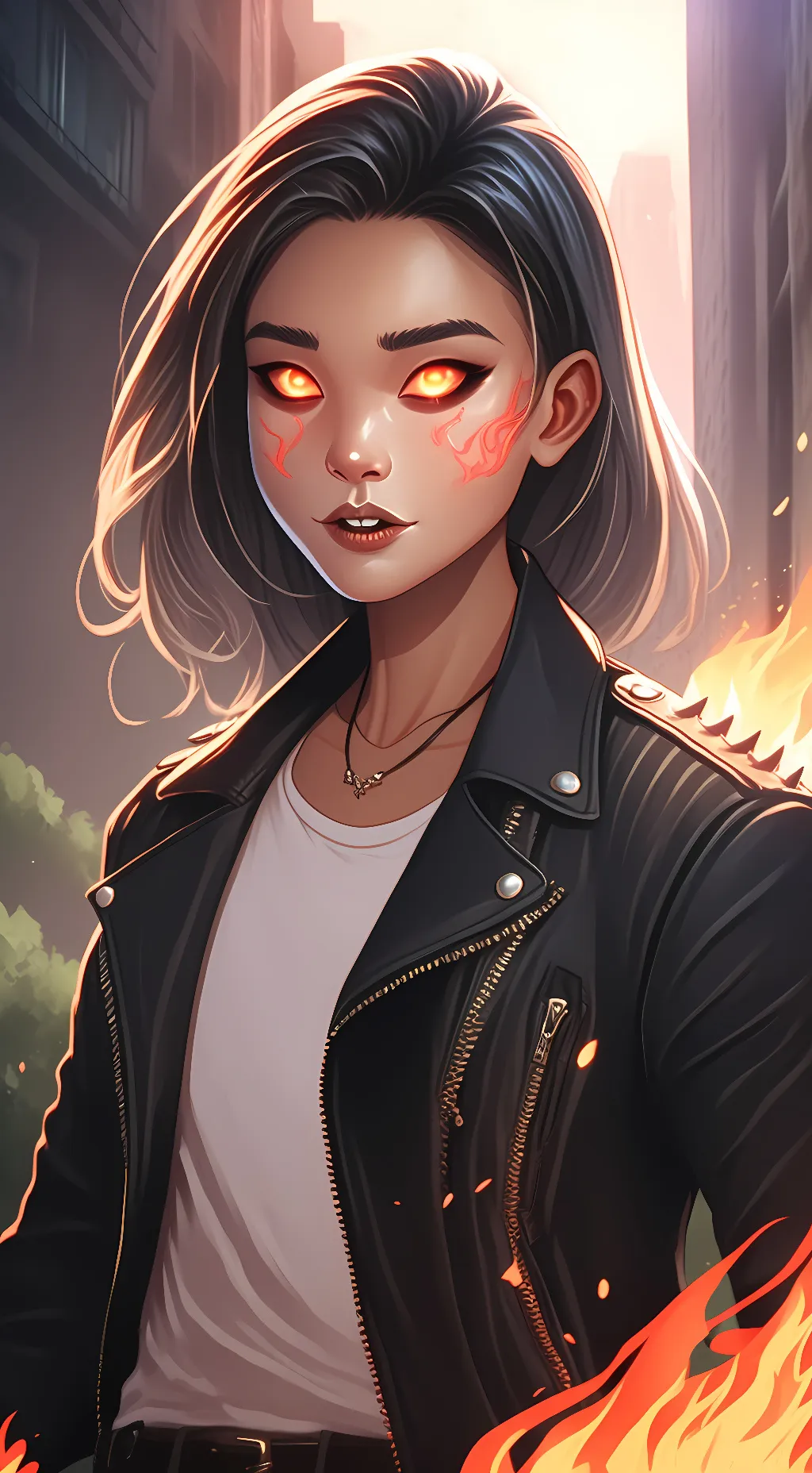 ai character: Ruby Wright background