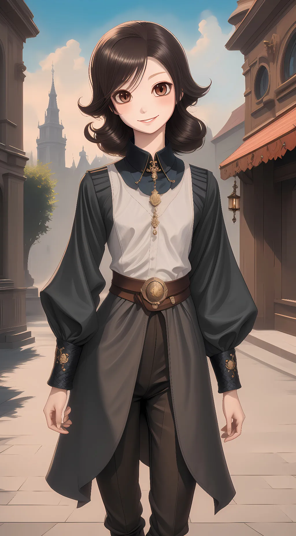 ai character: Leonie Wonderful background