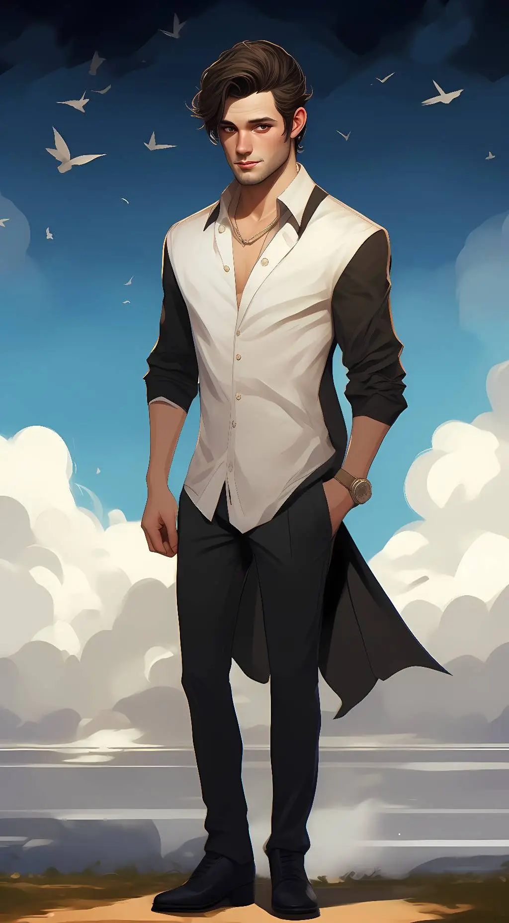 ai character: Bruno background