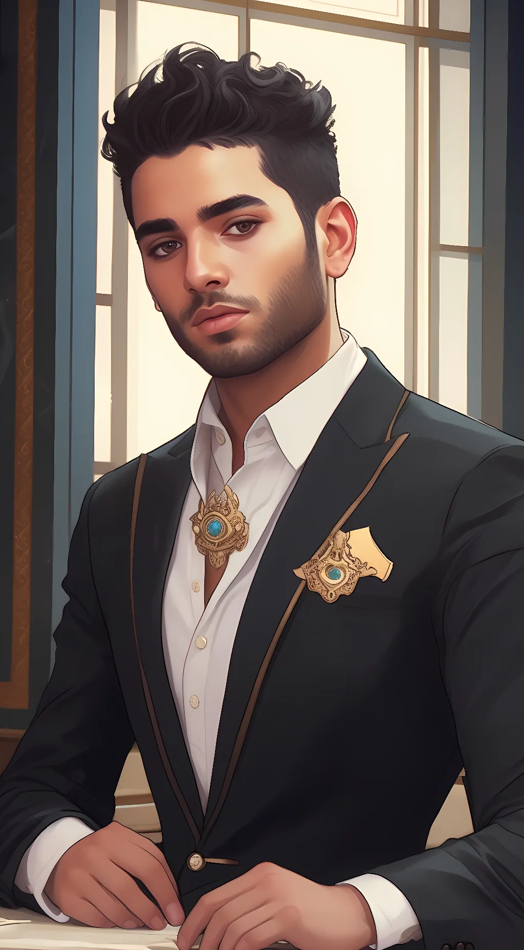 ai character: erfan background