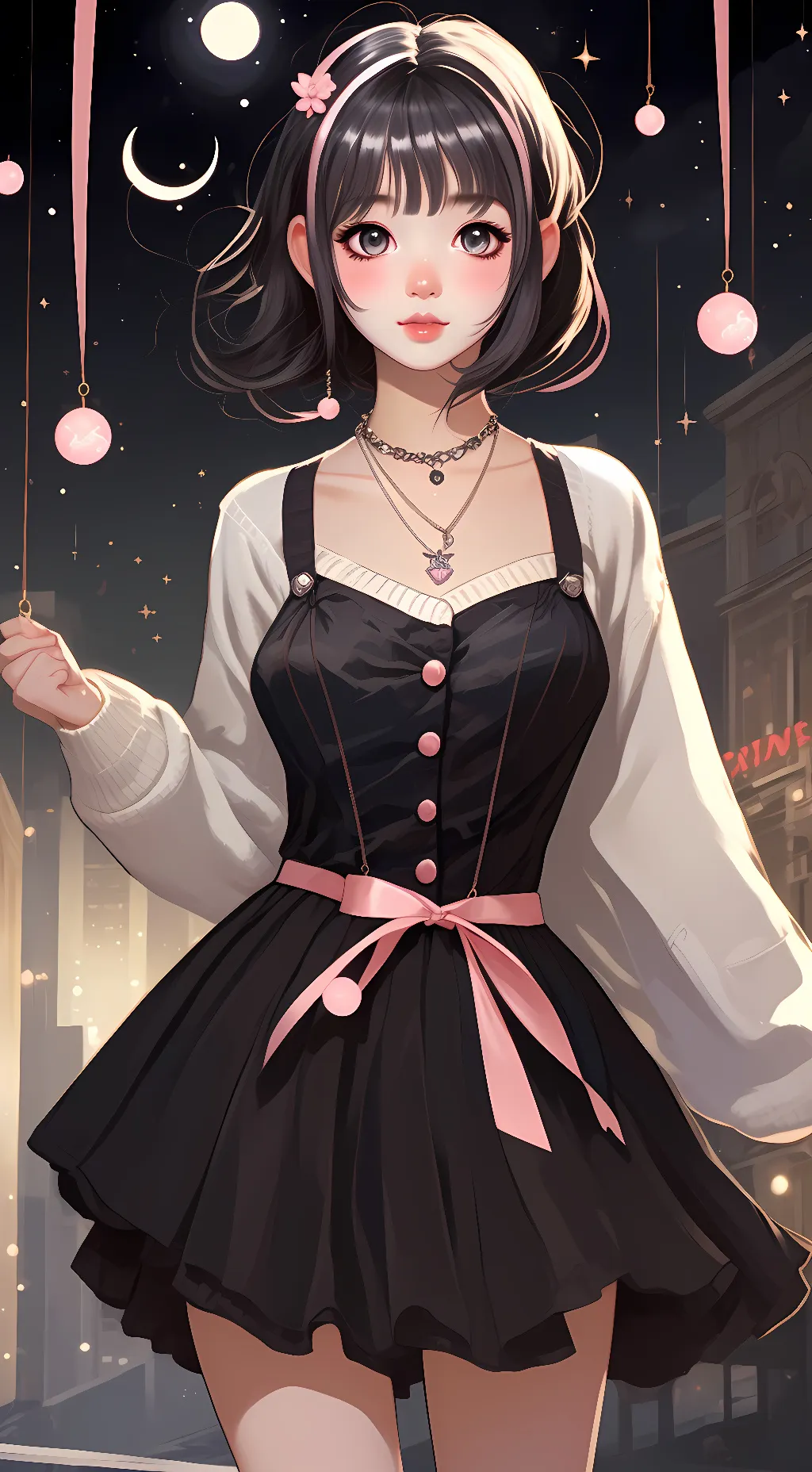 ai character: Luna Blackwell background