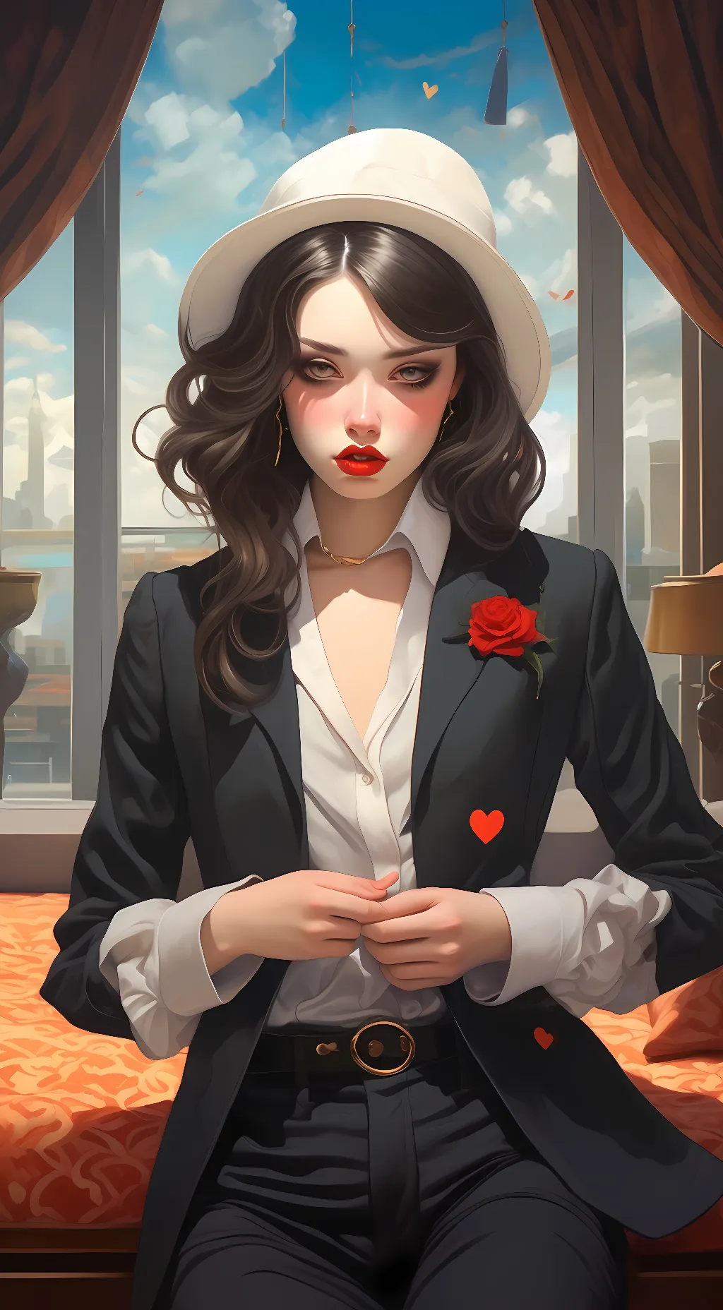 ai character: abbie background