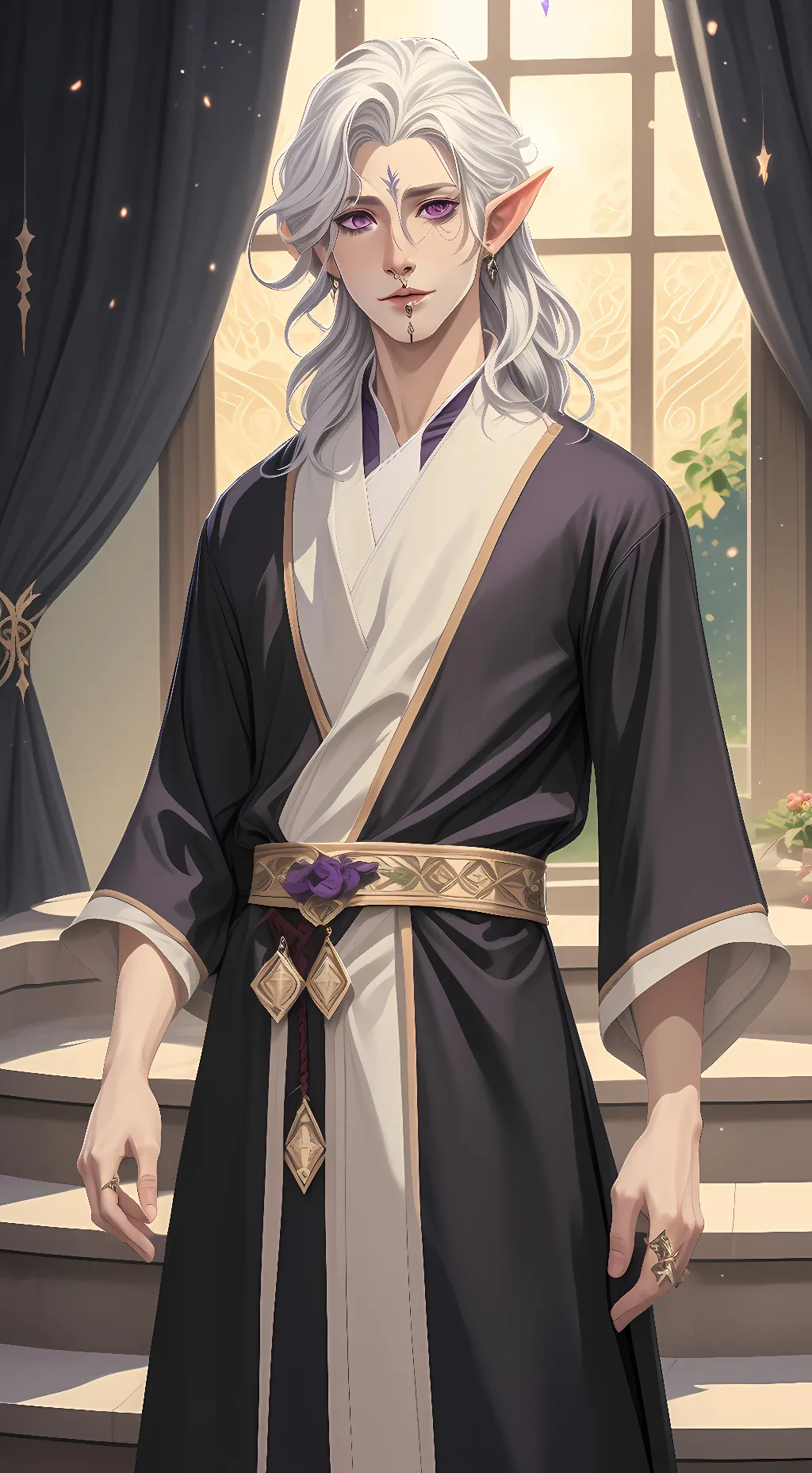 ai character: Sensei  background